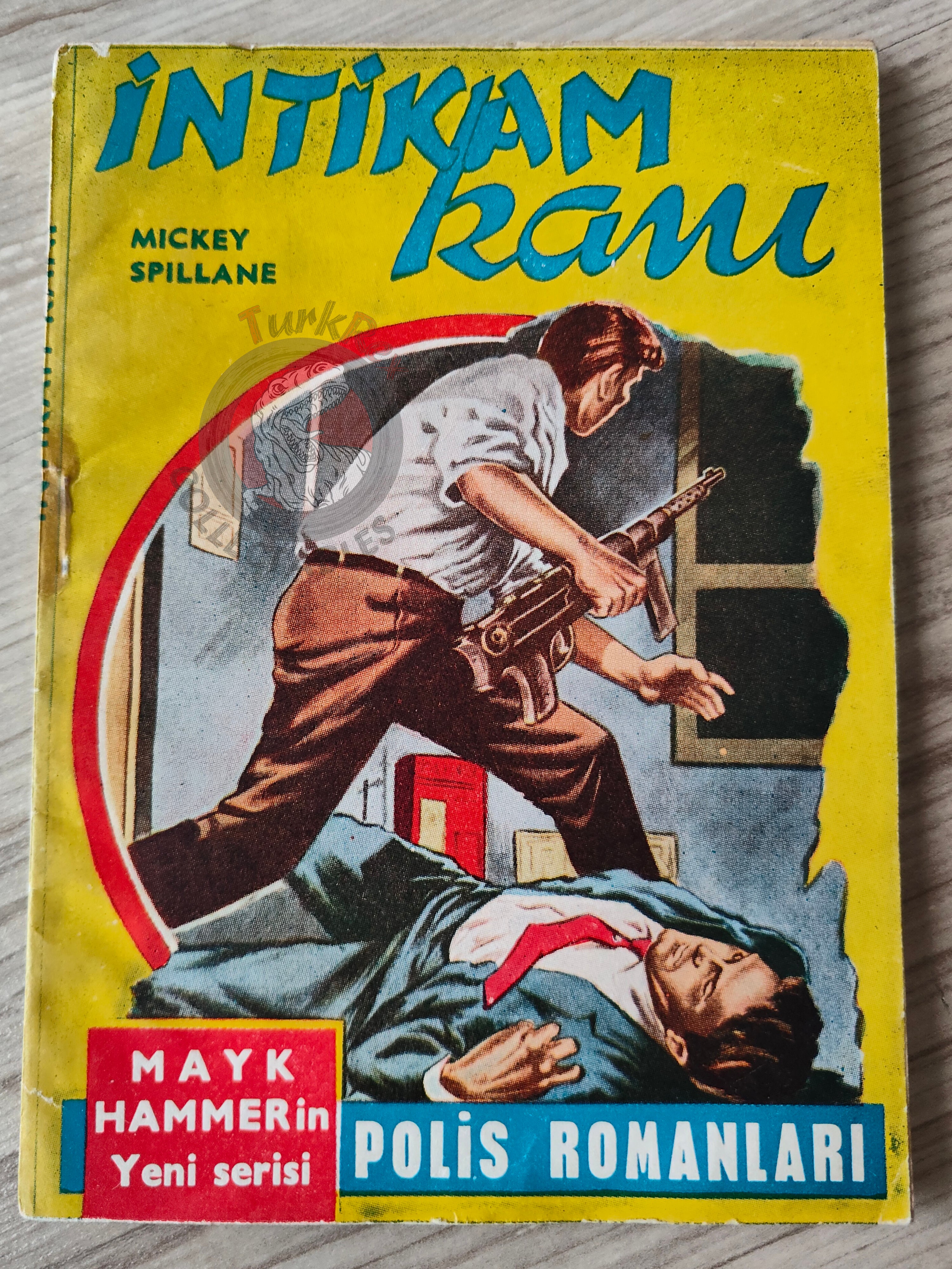 Mickey Spillane – Mike Hammer İntikam Kanı 1954 1st Turkish Book Turkey