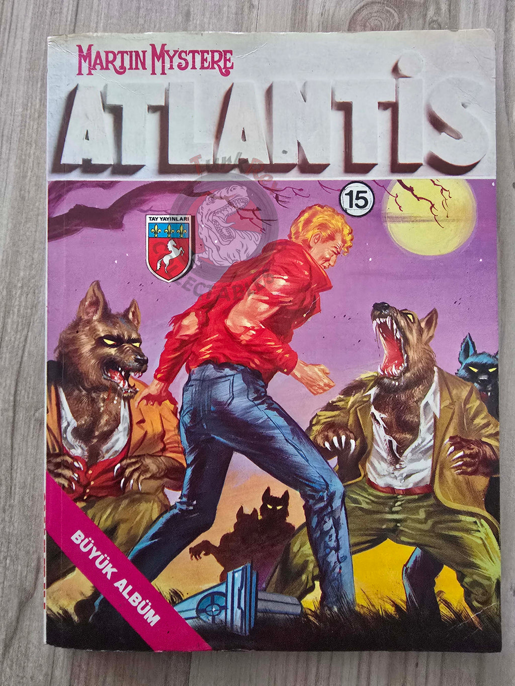 Martin Mystère #15 Il Mistero del Nuraghe 80s Turkish Comic Turkey #34 #50