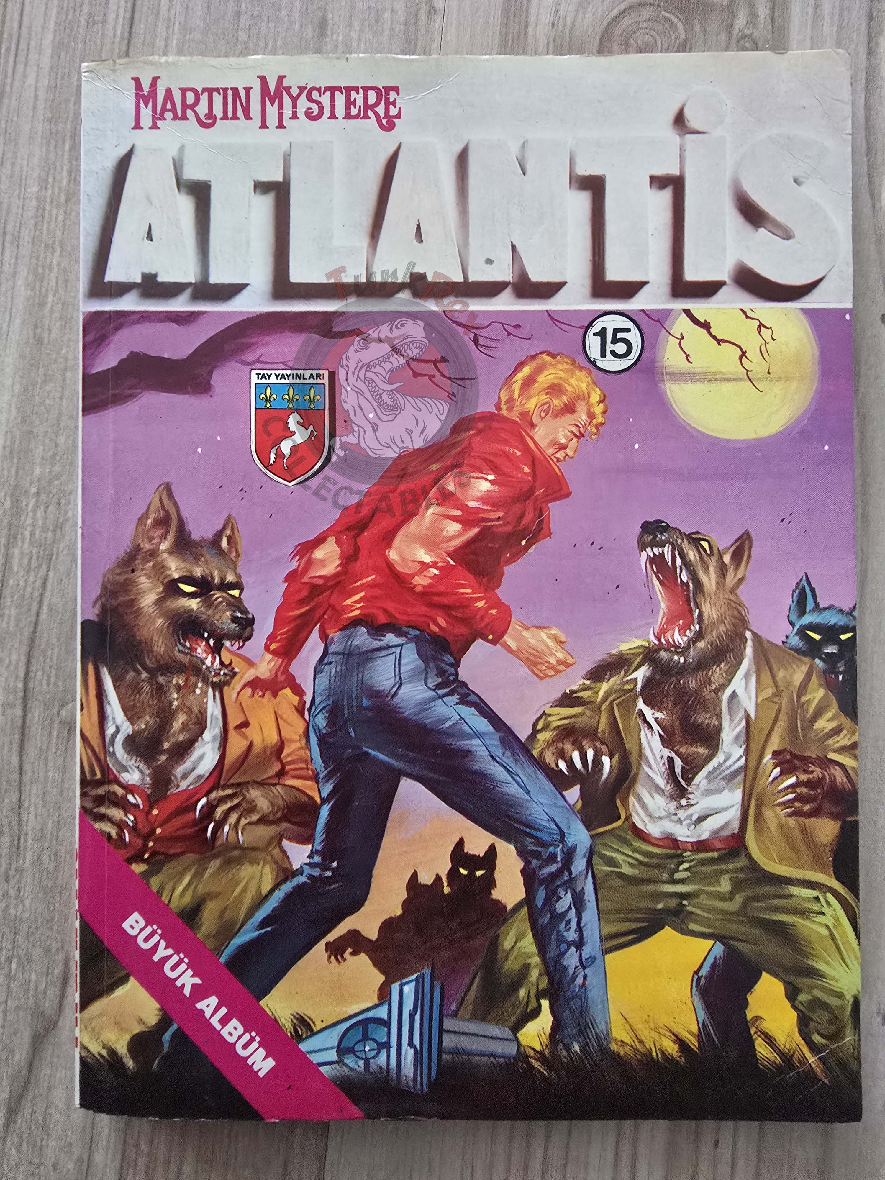 Martin Mystère #15 Il Mistero del Nuraghe 80s Turkish Comic Turkey #34 #50