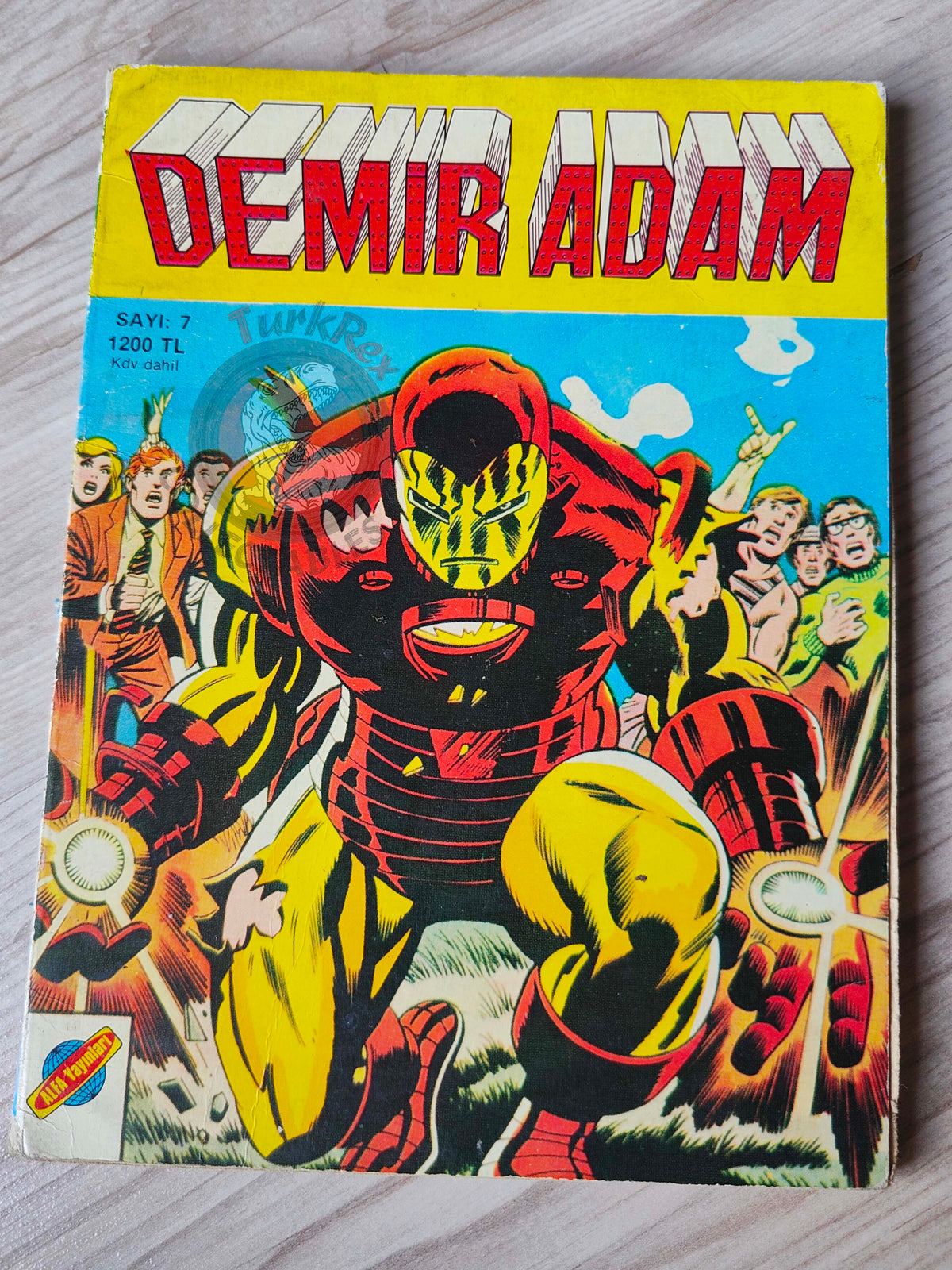 Iron Man #7 Demir Adam 1989 Turkish Comic Turkey #93 #94 #95 #96