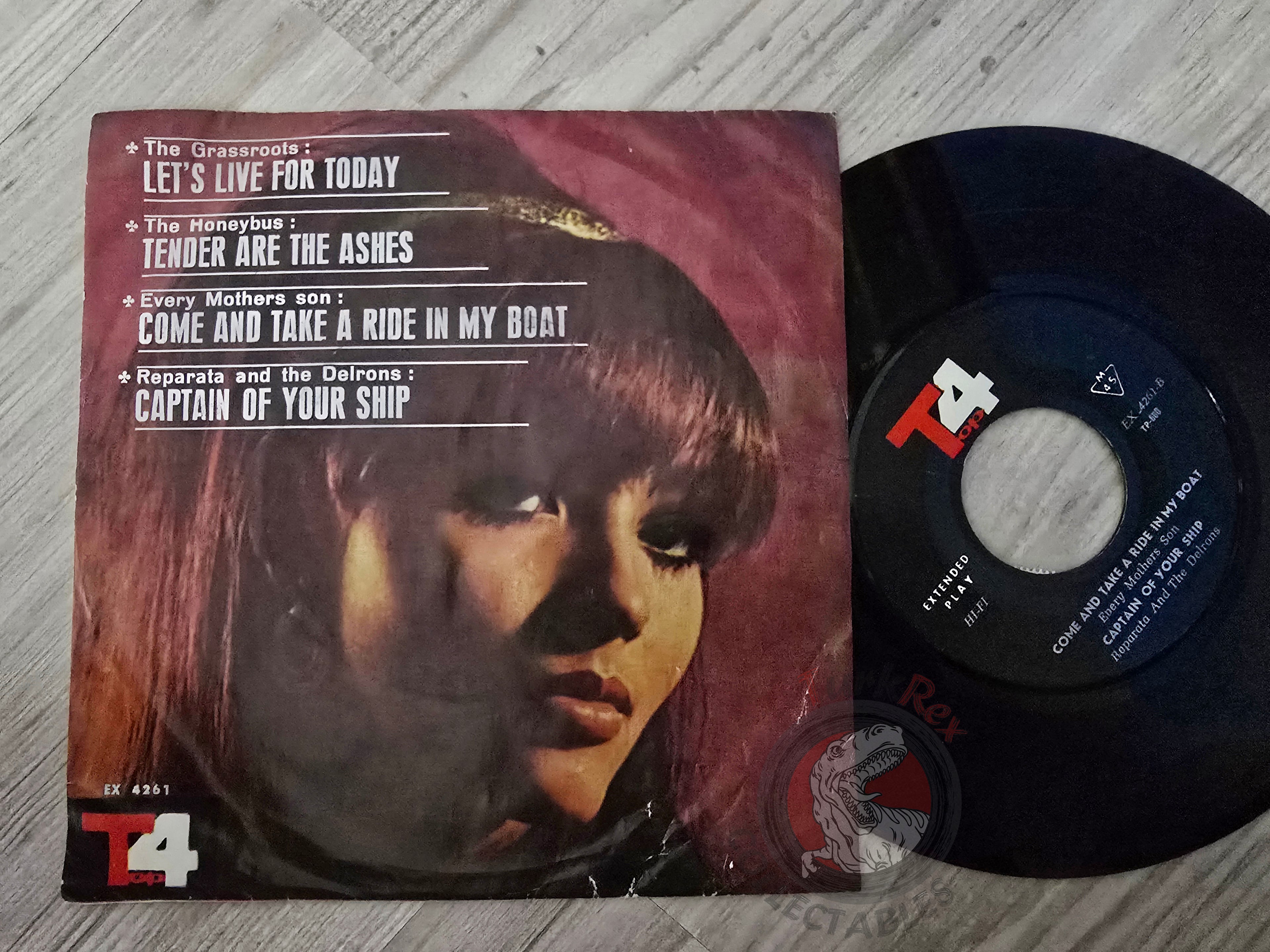 The Grass roots / Honeybus / Every Mothers' Son / Reparata And The Delrons 7" Iran Pressing Vinyl Iranian Edition