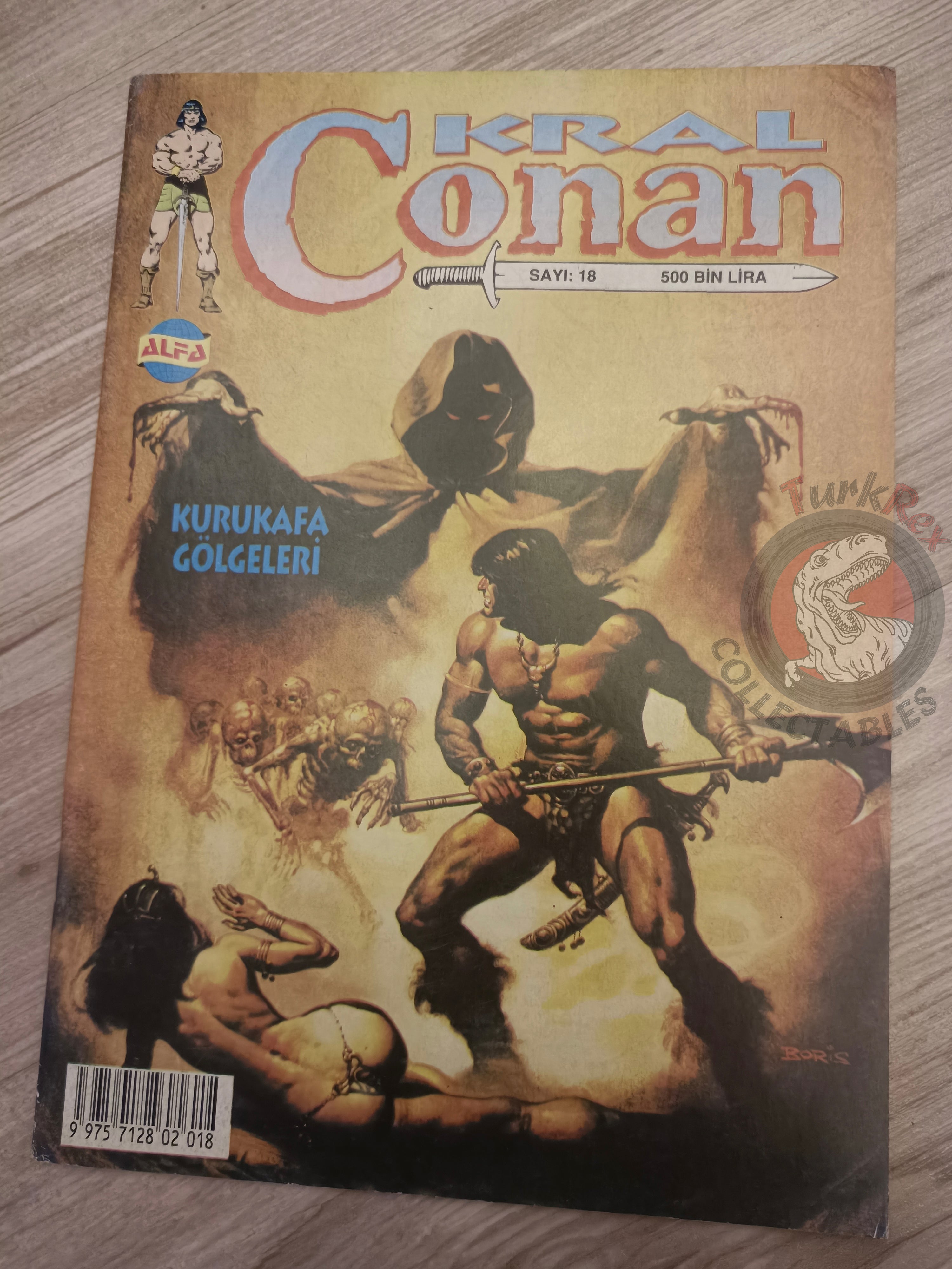 Kral Conan #18 King Conan #3 #4 #5 Turkish Comic Turkey SSOC #12