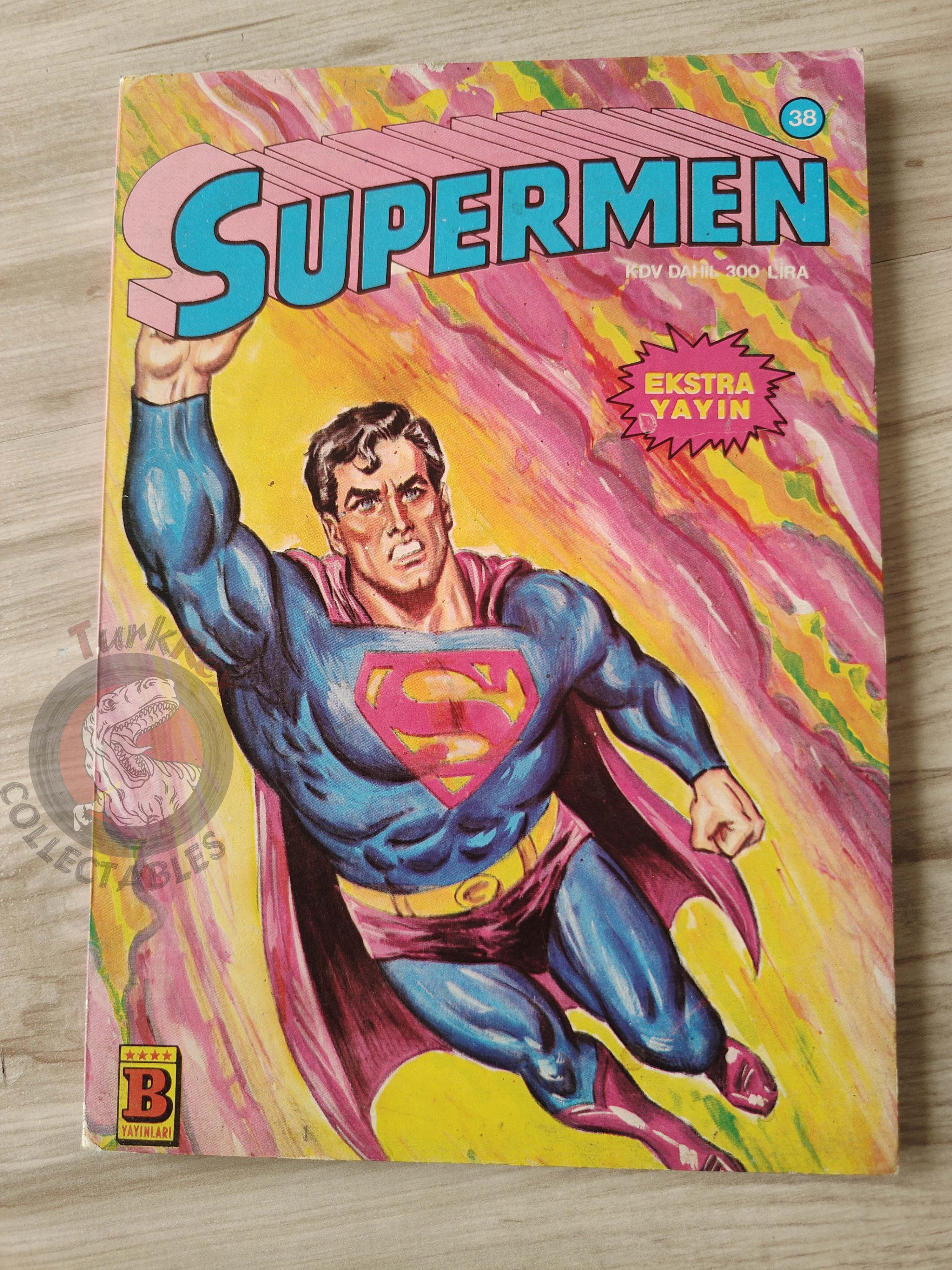 Superman #38 1985 Turkish Comic Turkey #402 Wonder Woman #269 #270 #271