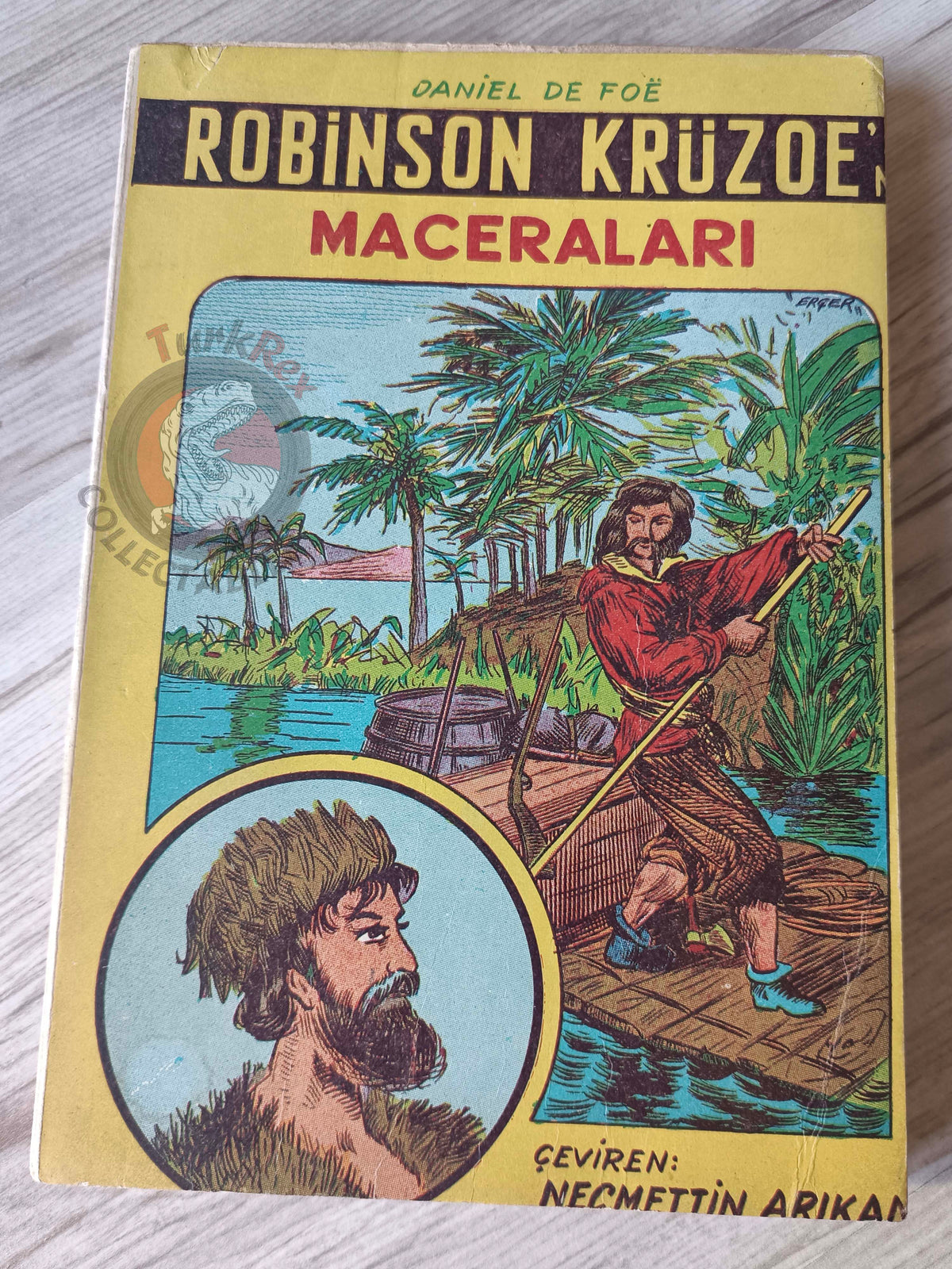 Daniel Defoe – Robinson Crusoe 1955 Turkish Book Turkey Illustrated