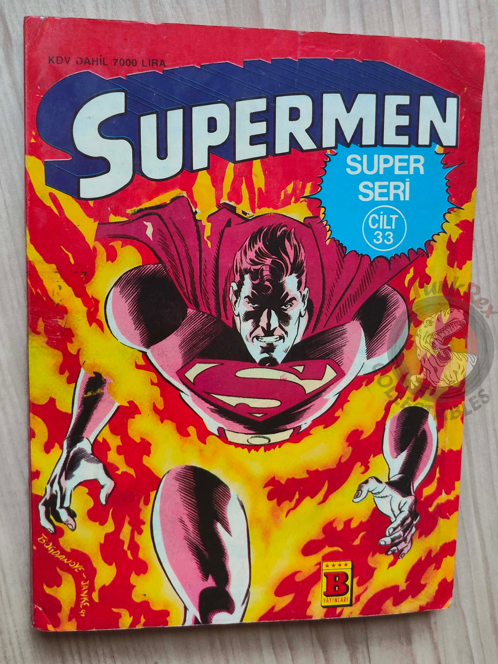 Superman Vol #33 1992 Turkish Comic Turkey The Man of Steel #11 Lois Lane Batgirl
