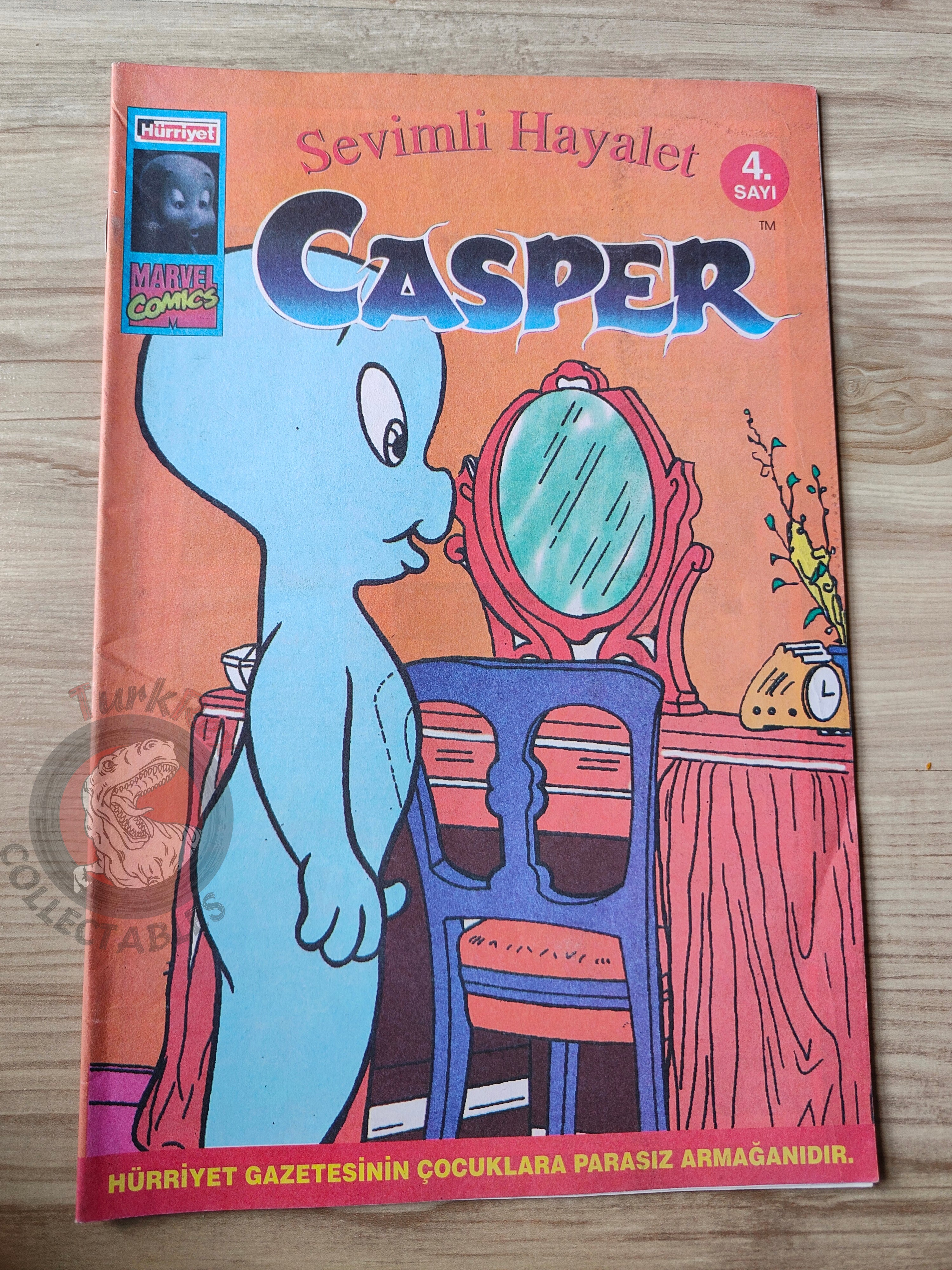 Casper the Friendly Ghost – Issue #4 1996 Turkish Comic Turkey