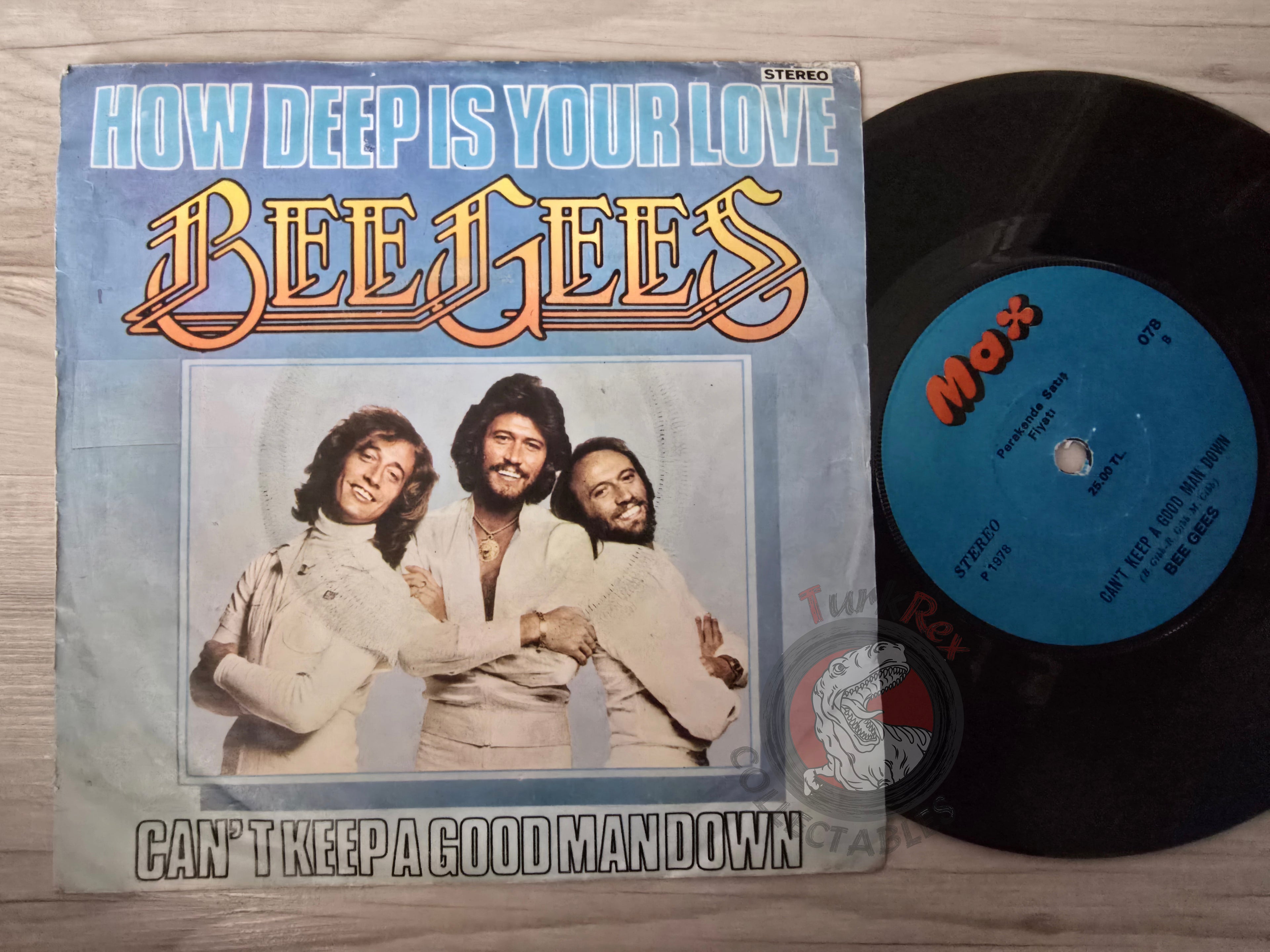 Bee Gees – How Deep Is Your Love 7" Turkish Pressing Vinyl Turkey Edition