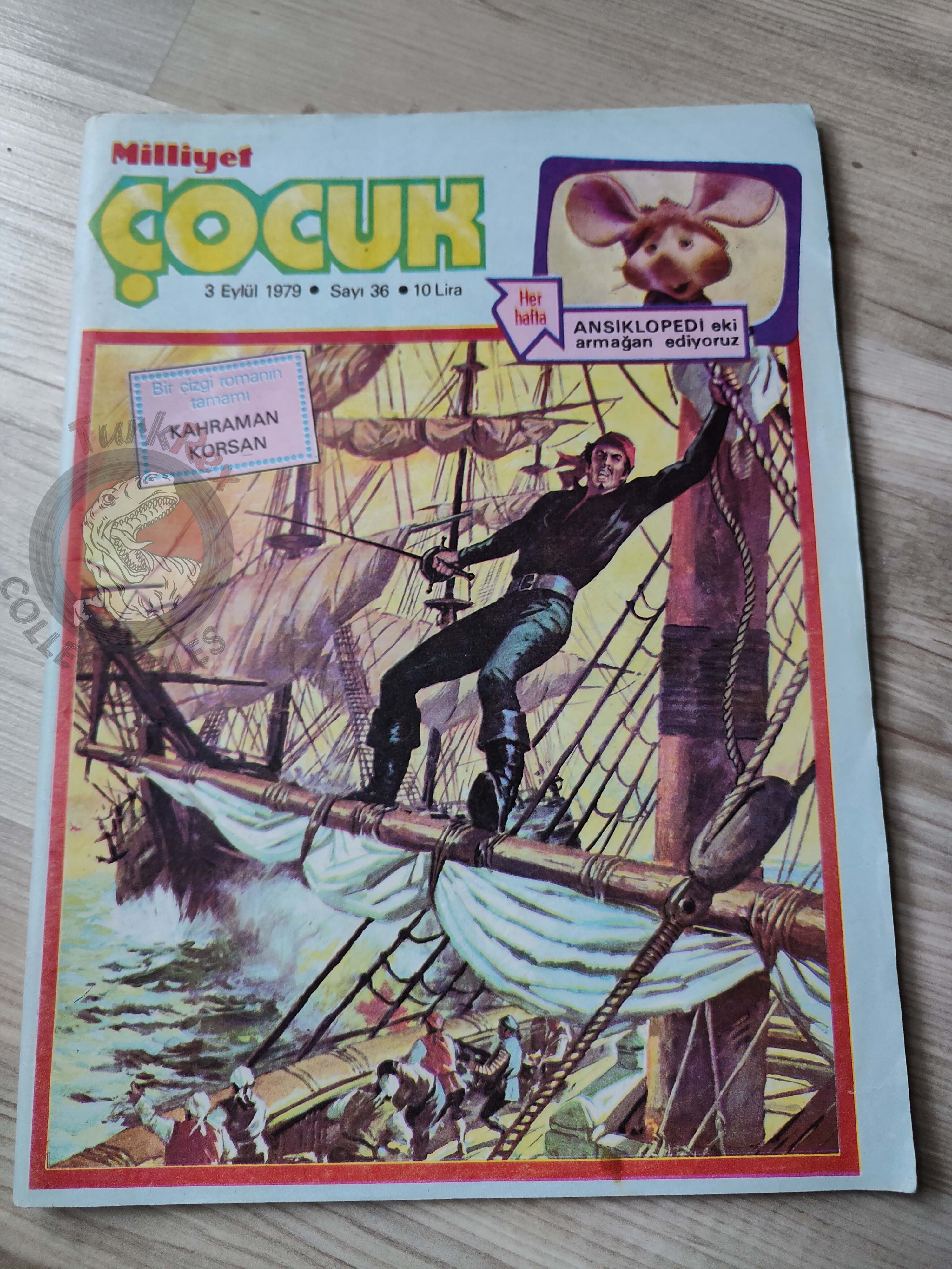 Milliyet Çocuk #36 1979 Turkish Comic Turkey Joyas Literarias Juveniles #118 Emilio Salgari