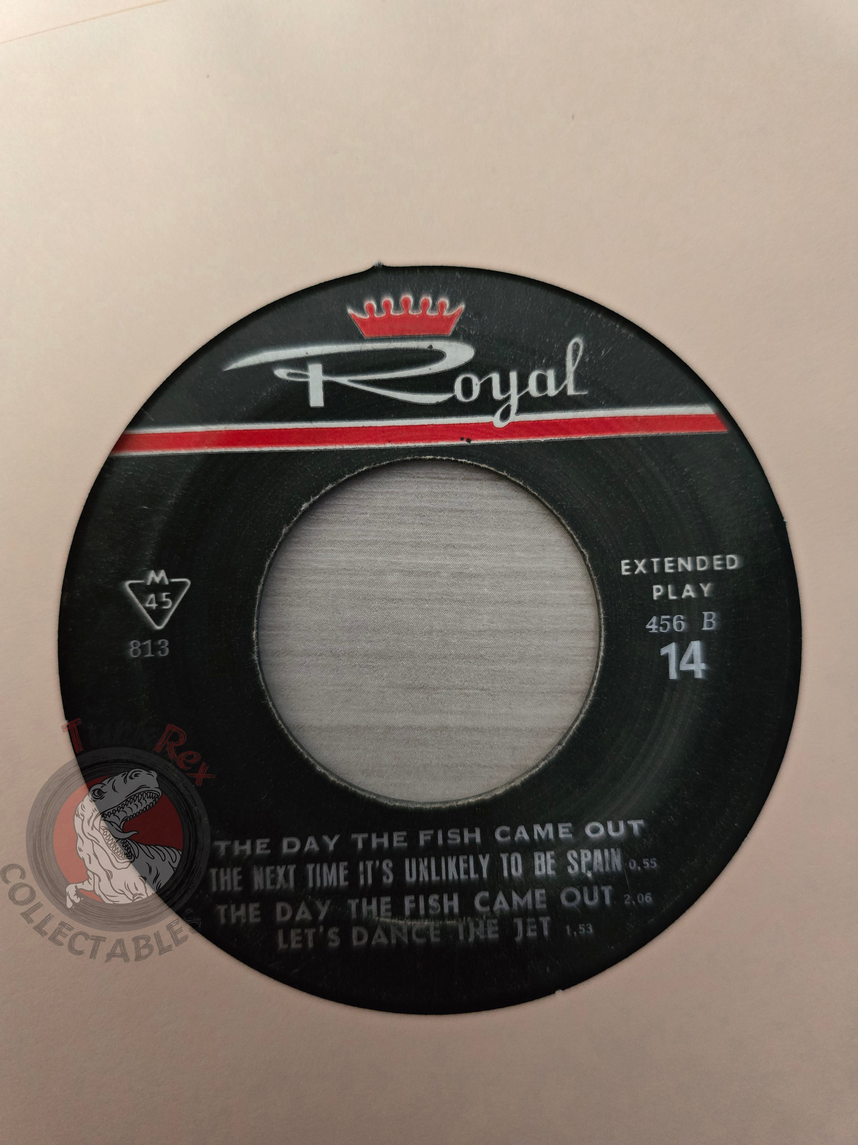 Mikis Theodorakis – The Day The Fish Came Out 7" Iran Pressing Vinyl Iranian Edition