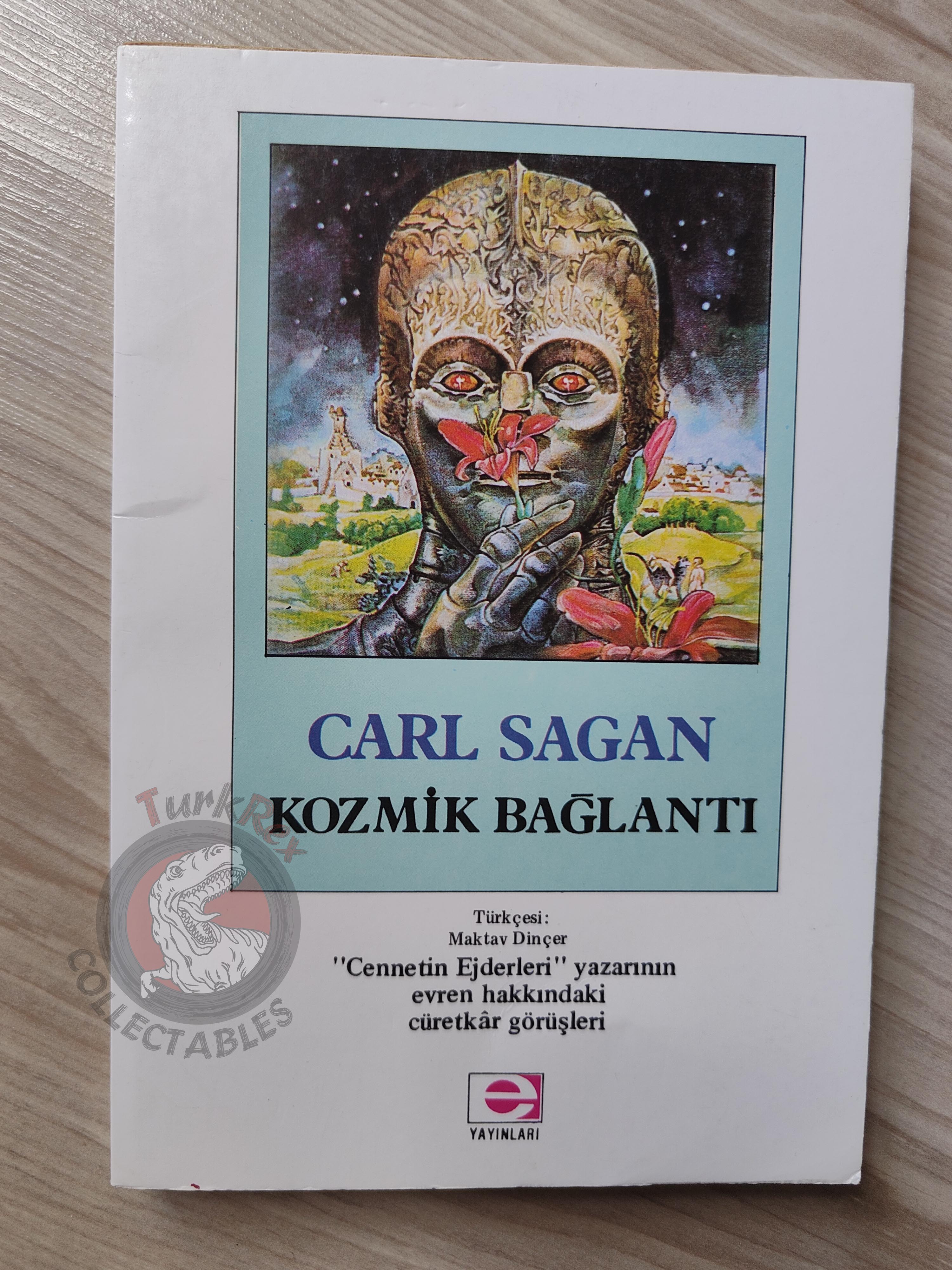 Carl Sagan – The Cosmic Connection 1986 1st Turkish Book Turkey