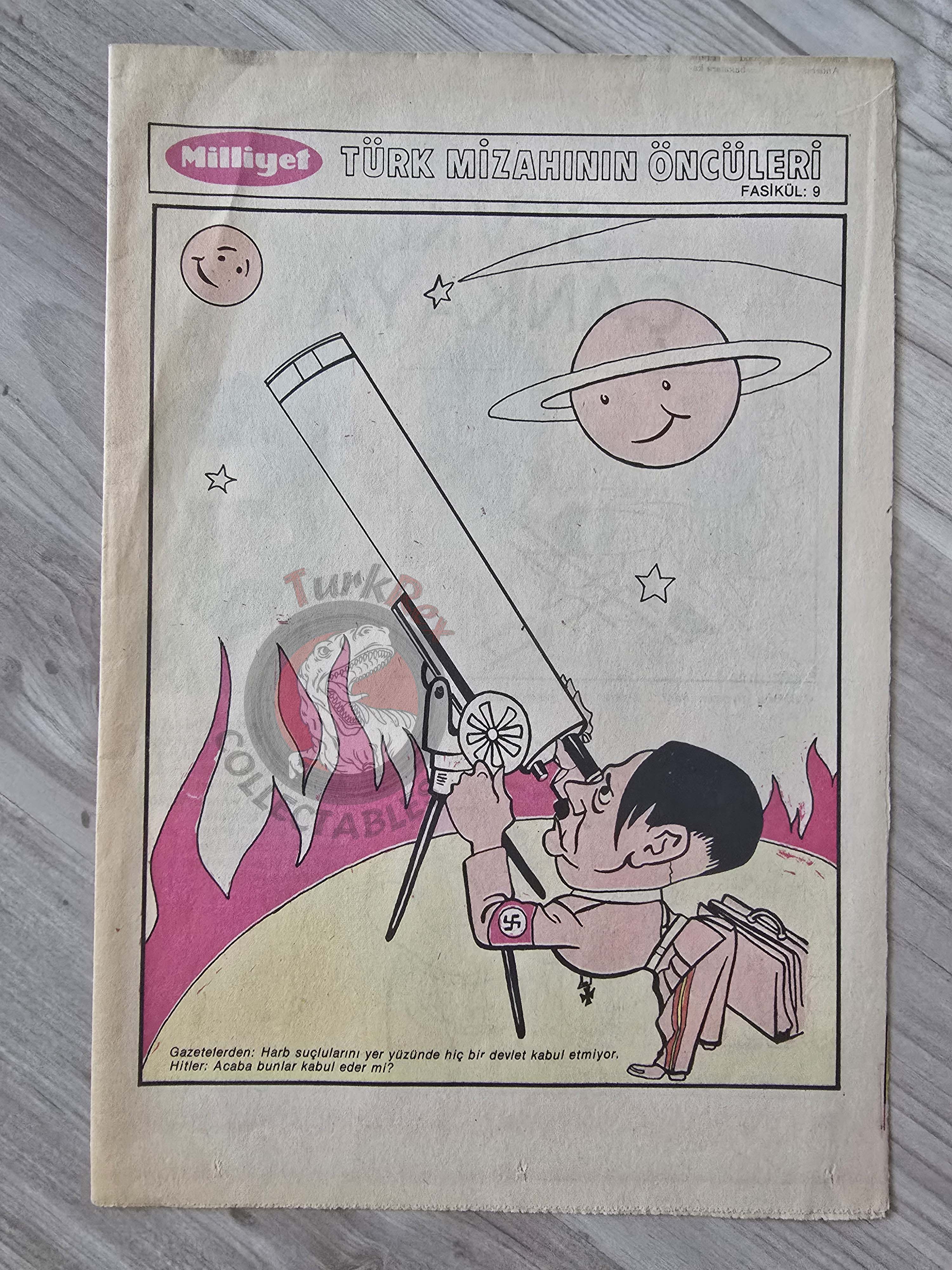 Pioneers of Turkish Humor Şevki Çankaya 1981 Turkish Comic Turkey WW2 Hitler