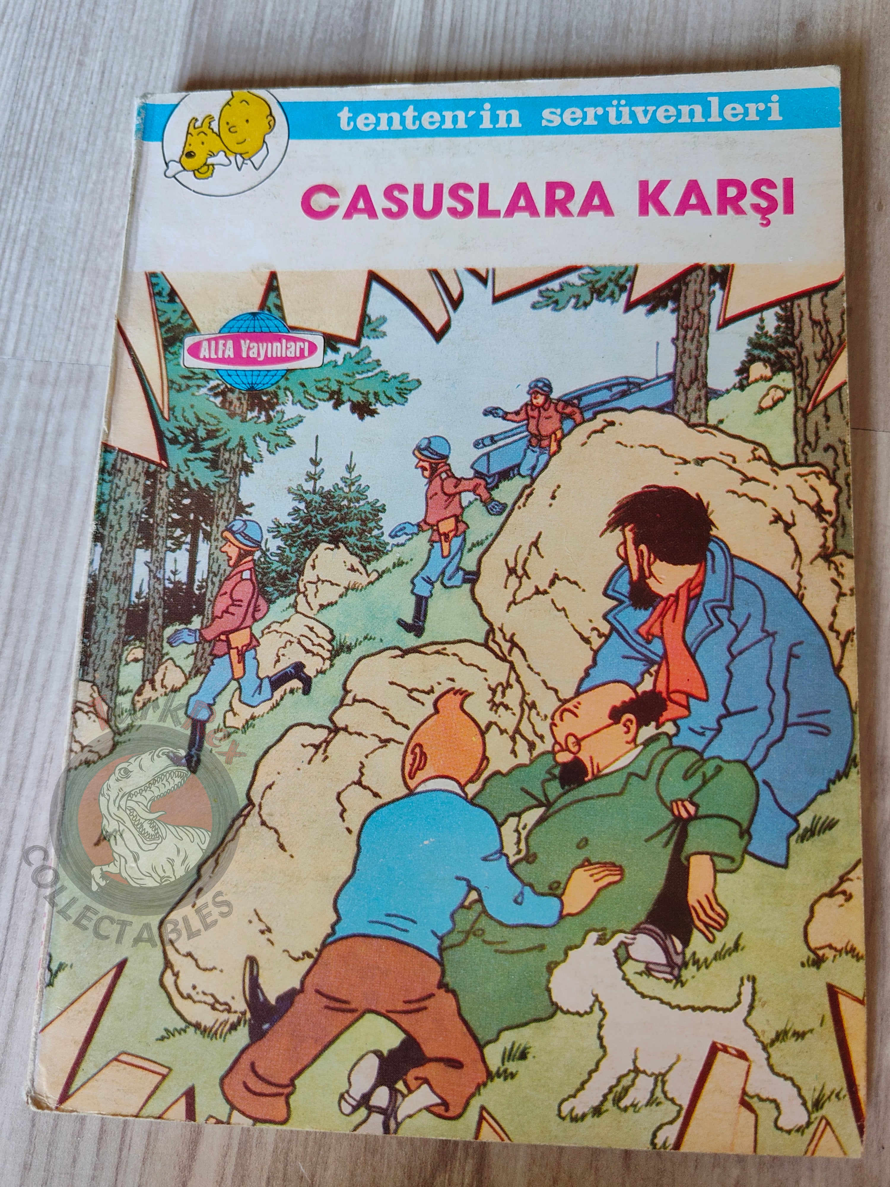 Tintin – The Calculus Affair mid 1980s Turkish Edition Comic Turkey 1
