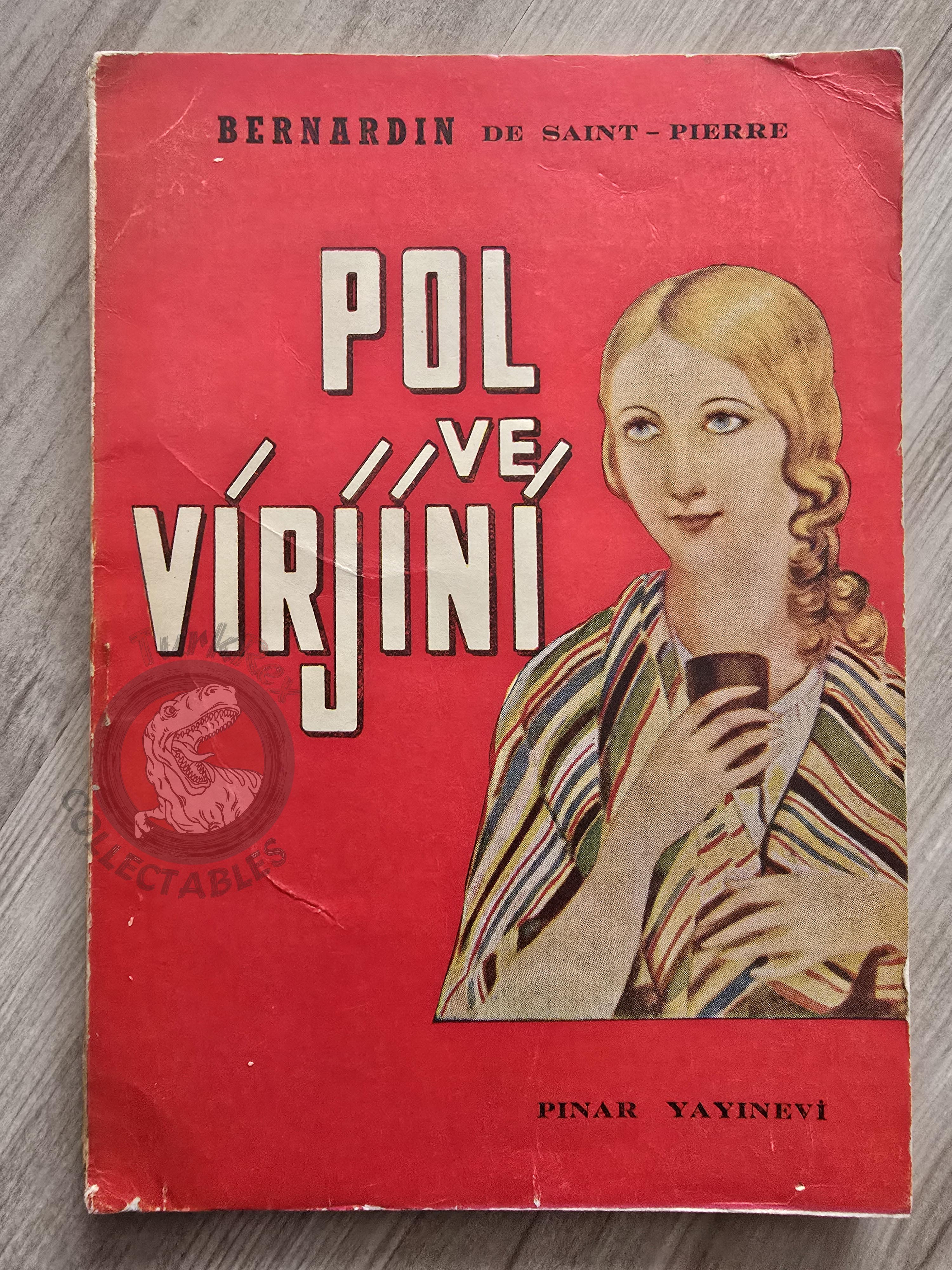 Bernardin de Saint-Pierre – Paul et Virginie 1963 Turkish Book Turkey