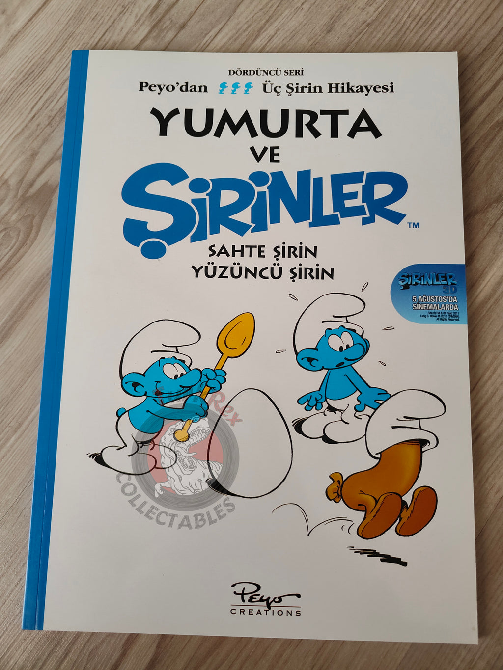 The Smurfs #4 The Egg and the Smurfs 2011 Turkish Comic Turkey Schtroumpf