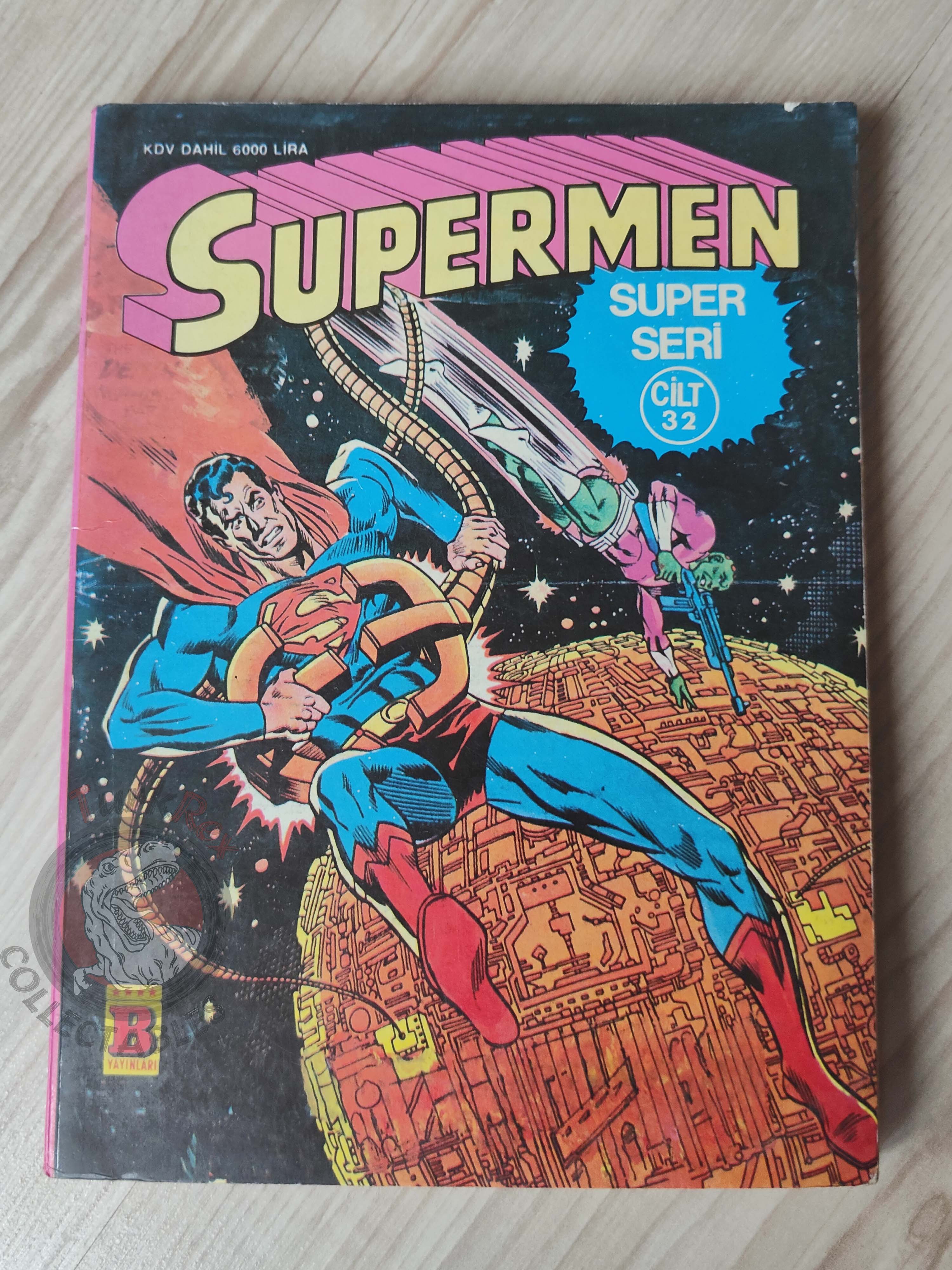 Superman Vol #32 1992 Turkish Comic Turkey Action Comics #528 The Man of Steel #1