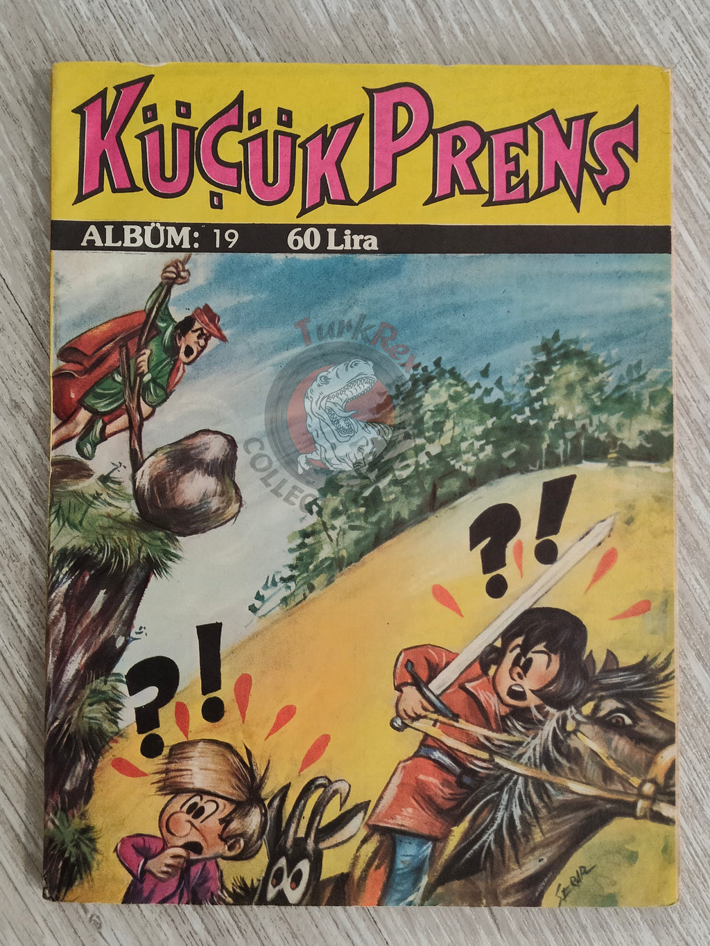 Johan et Pirlouit #19 1982 Turkish Comic Turkey Le Lutin du Bois aux Roches #3