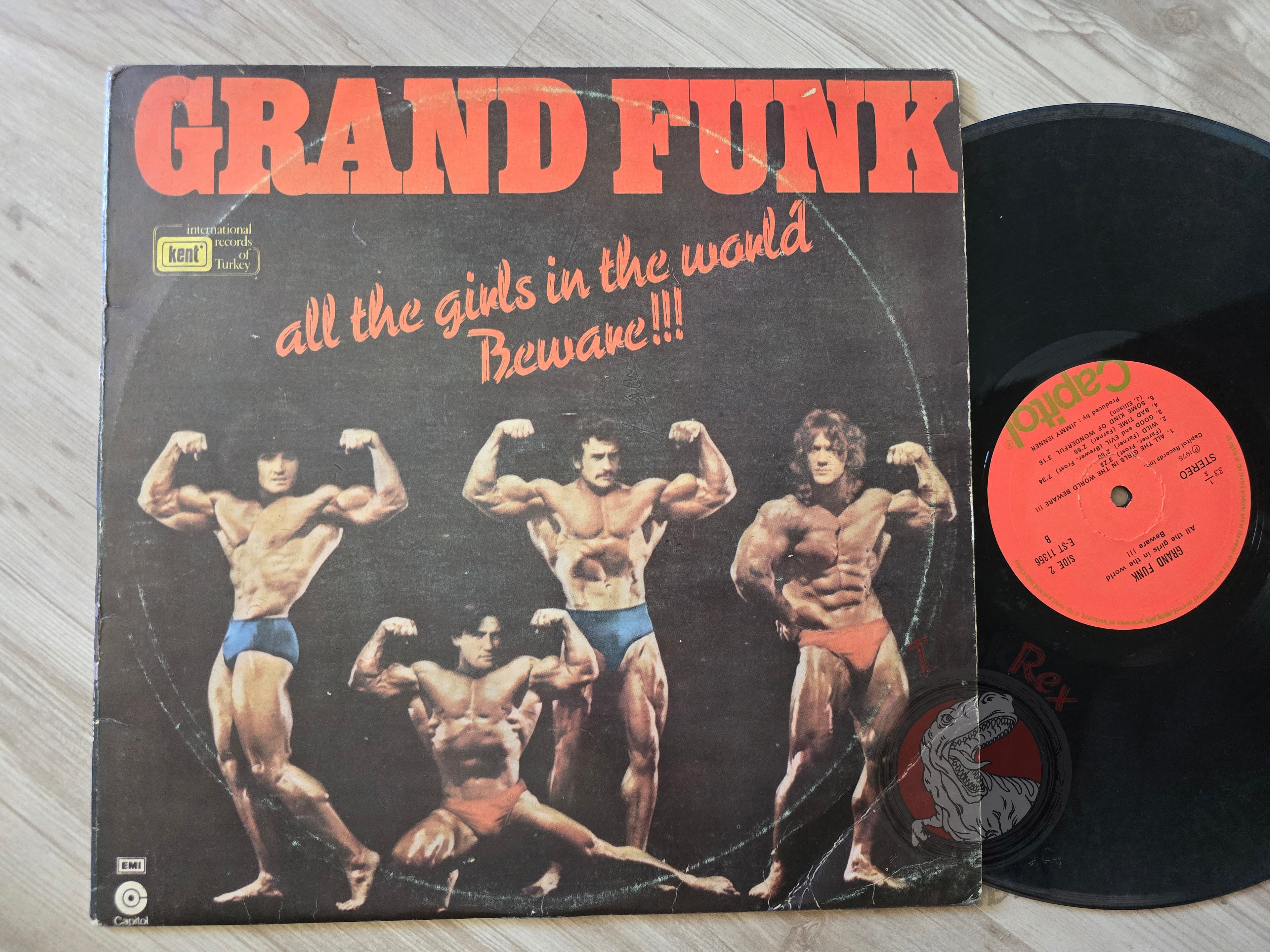 Grand Funk Railroad – All The Girls In The World Beware !!! Turkish Pressing Vinyl Turkey Edition