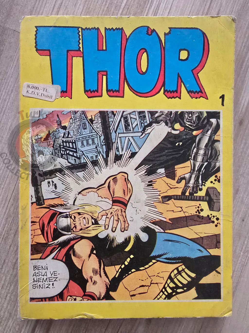 Thor Vol #1 1987 Turkish Comic Turkey The Mighty Thor #178–187 cover #183