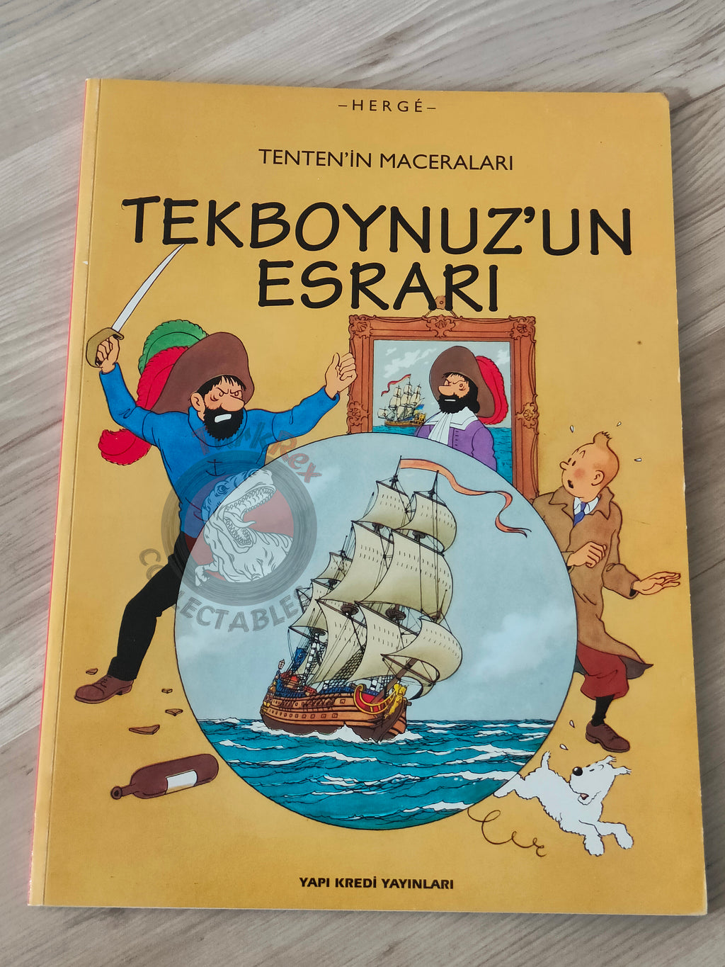 Tintin – The Secret of the Unicorn 1998 Turkish Edition Comic Turkey 2nd YKY