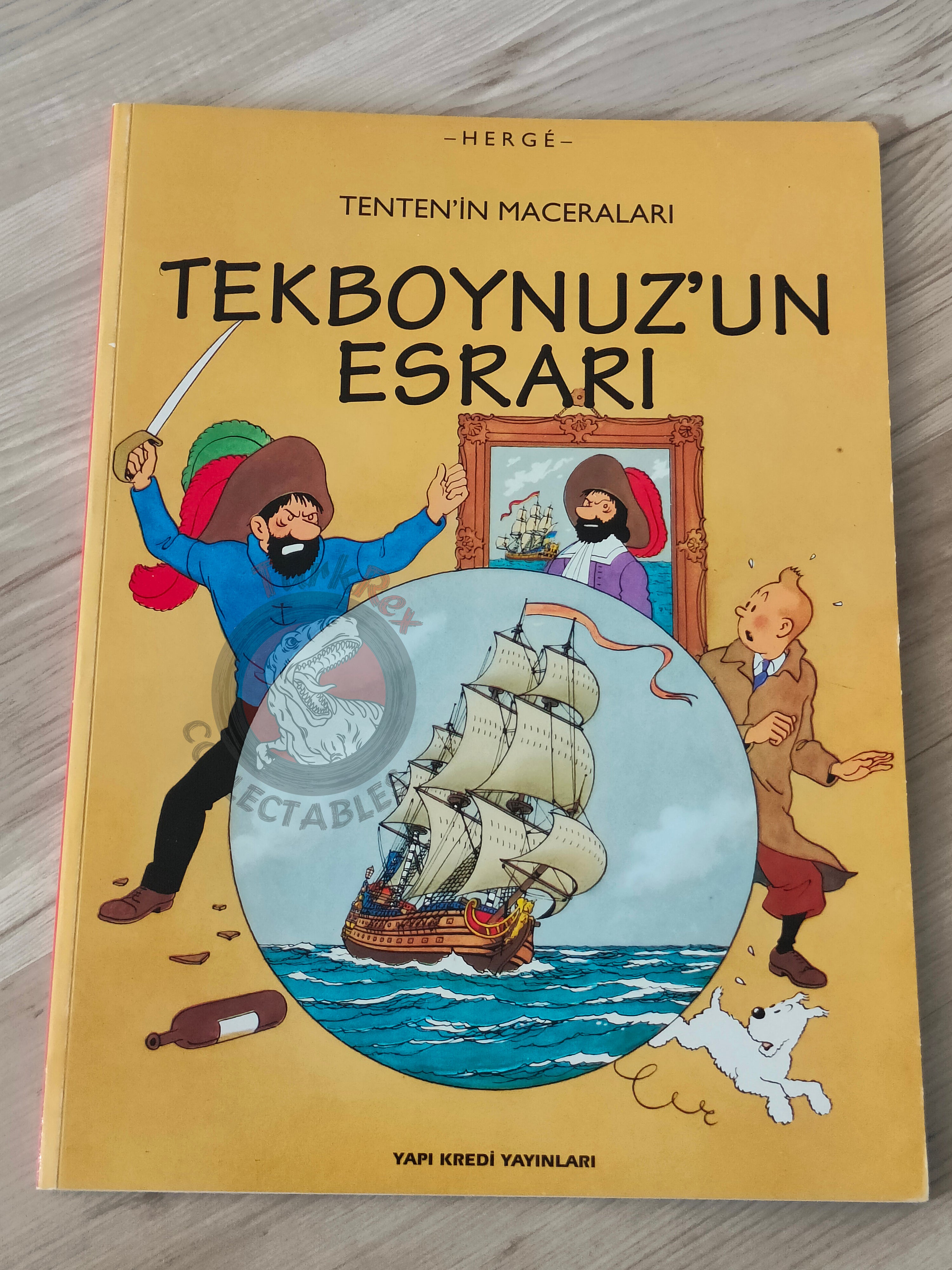 Tintin – The Secret of the Unicorn 1998 Turkish Edition Comic Turkey 2nd YKY
