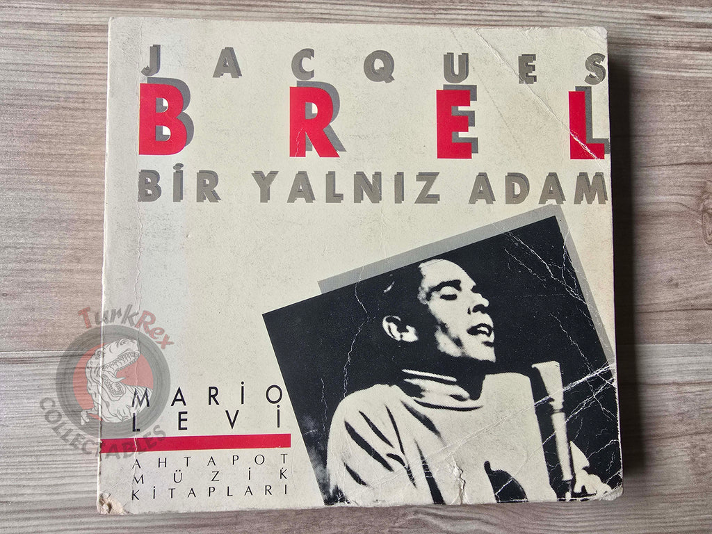 Jacques Brel: A Lonely Man Biography Book 1986 1st by Turkish Writer Book Turkey