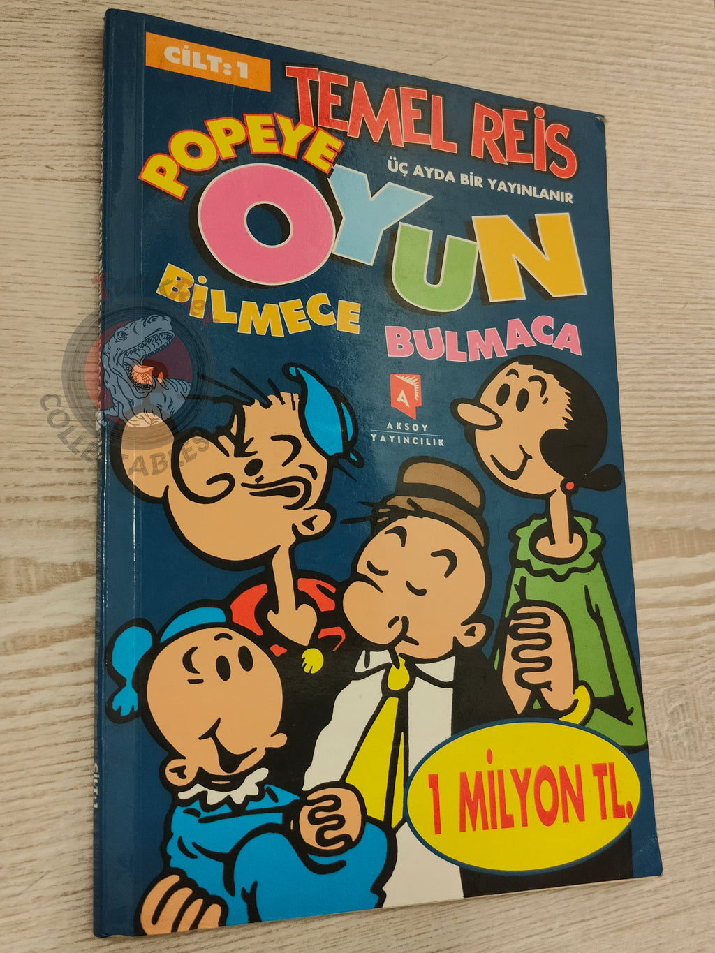 Popeye the Sailor Man Puzzles Games Vol #1 1999 Turkish Comic Turkey Agepresse