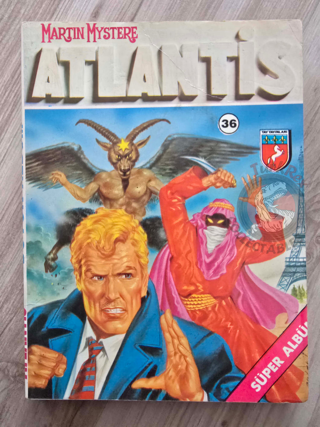 Martin Mystère #36 L'Uomo delle Nevi 80s Turkish Comic Turkey #87 #88