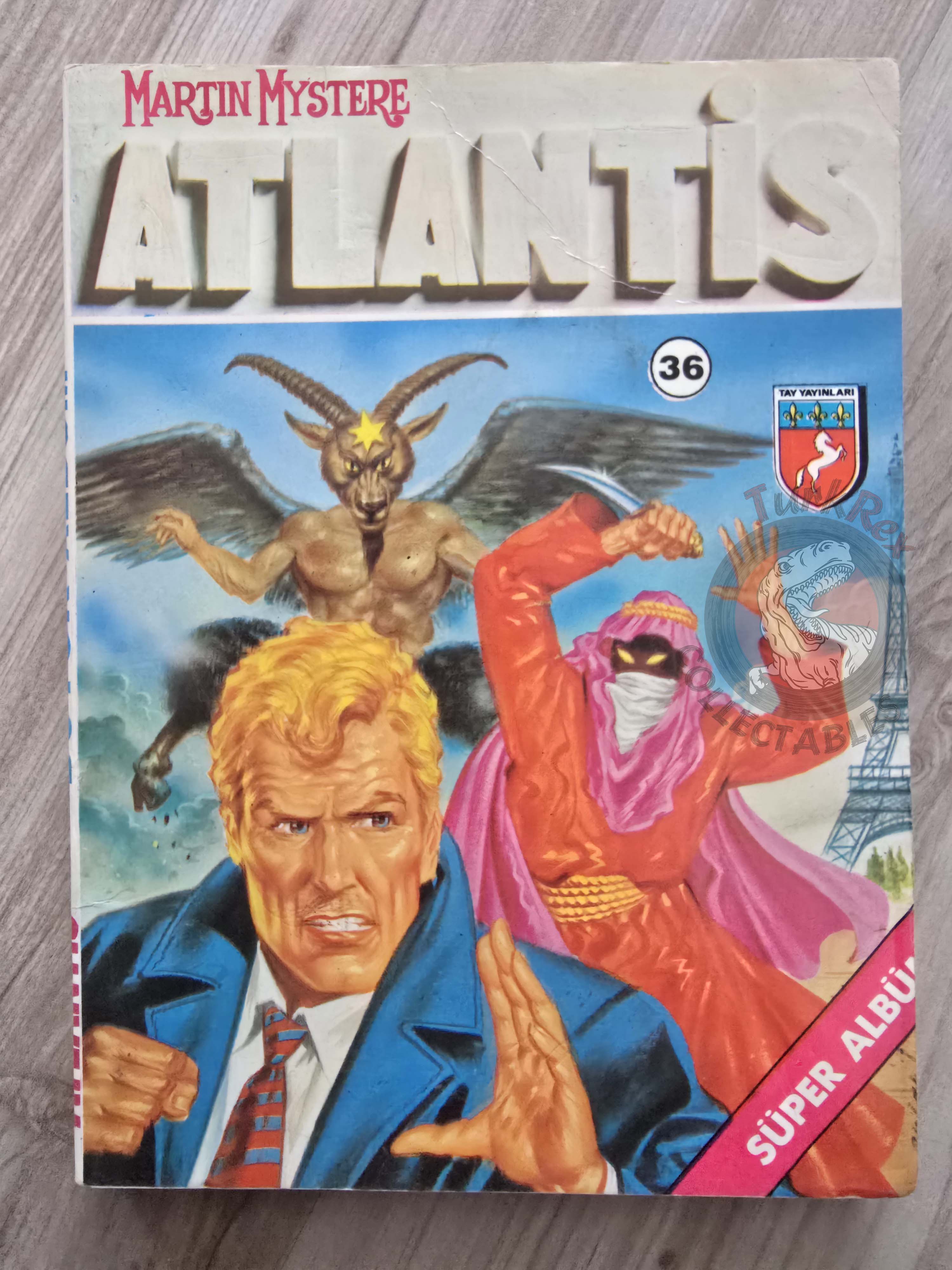 Martin Mystère #36 L'Uomo delle Nevi 80s Turkish Comic Turkey #87 #88