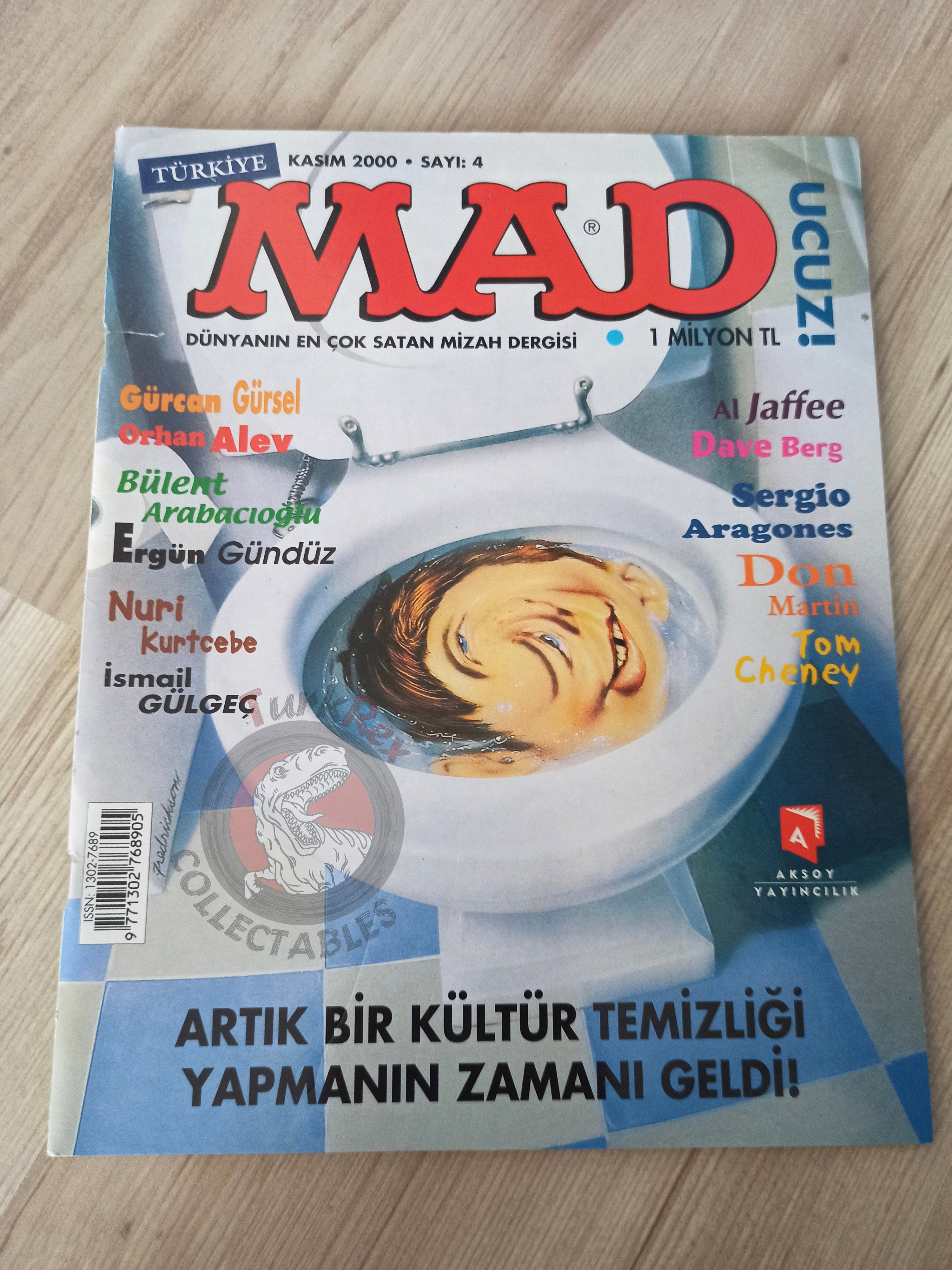 Mad Magazine #4 2000 Turkish Comic Turkey Sergio Aragonés Don Martin