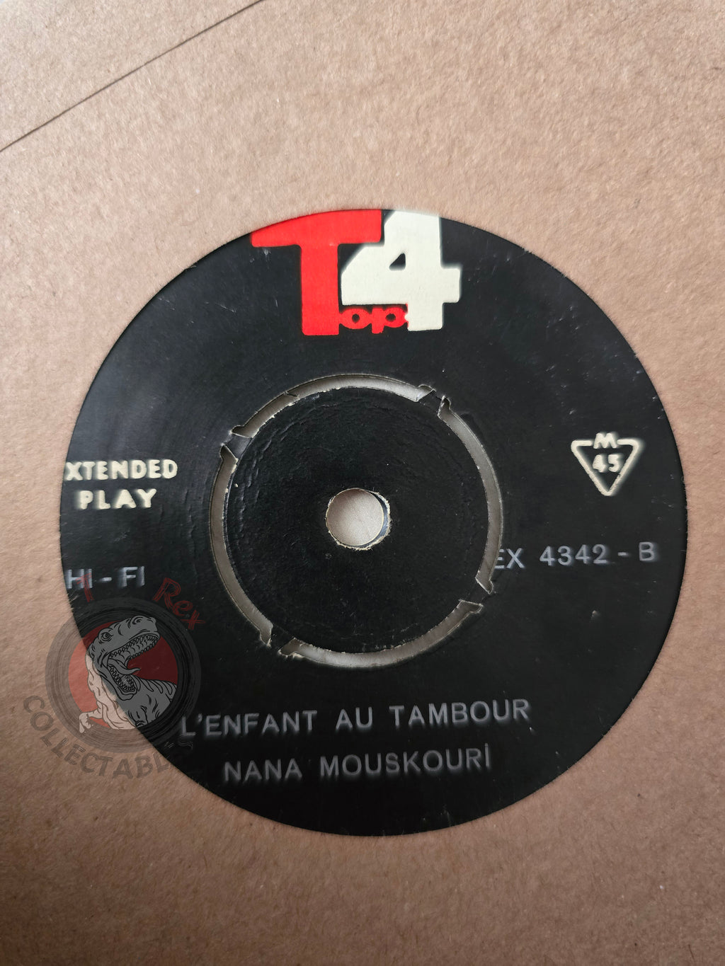 Nana Mouskouri – L'enfant Au Tambour / Erini 7" Iran Pressing Vinyl Iranian Edition