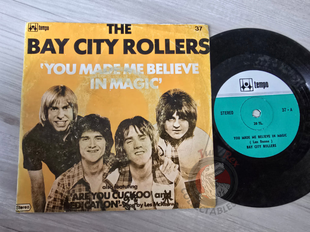 Bay City Rollers – You Made Me Believe In Magic 7" Turkish Pressing Vinyl Turkey Edition