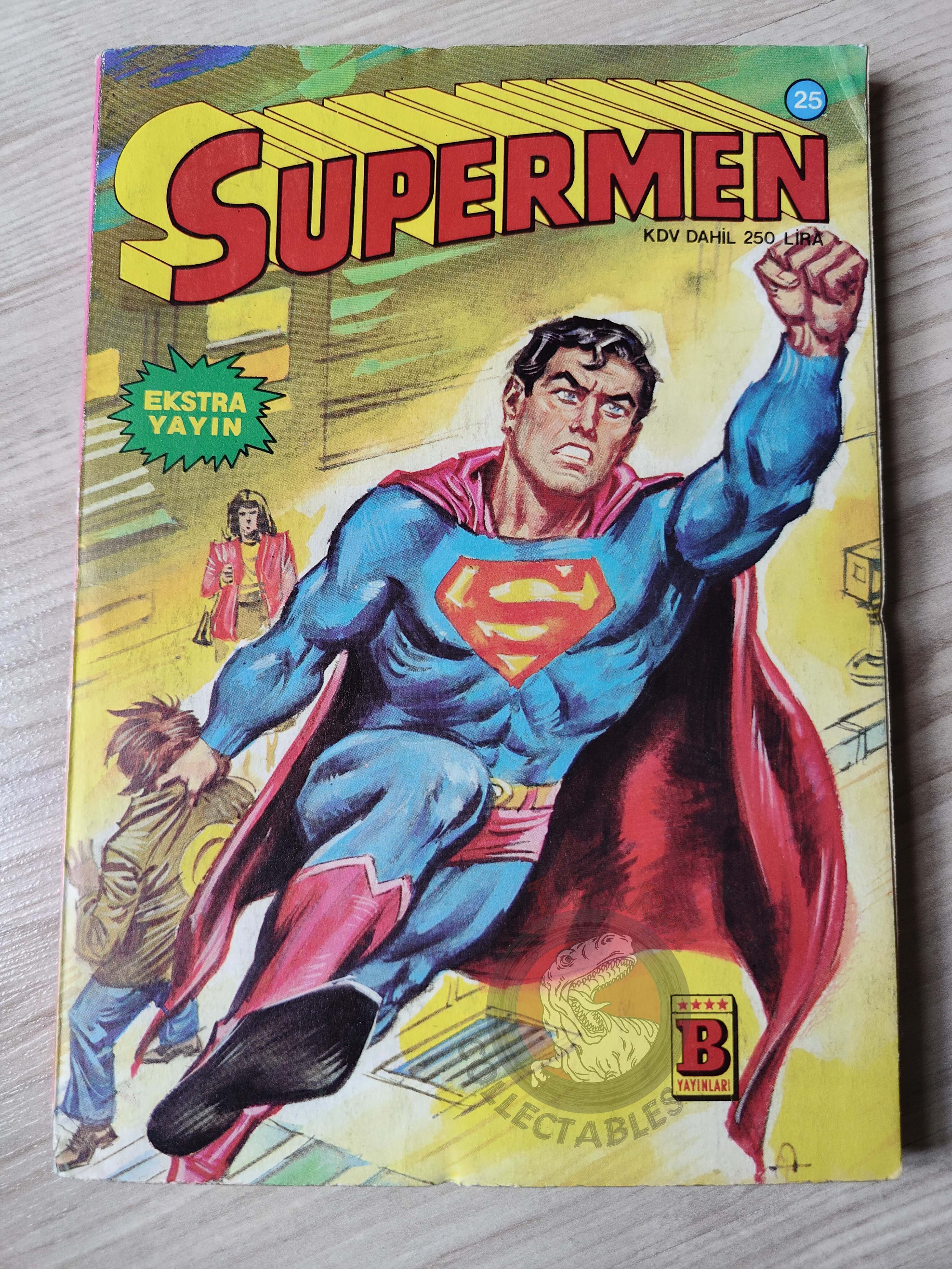 Superman #25 1984 Turkish Comic Turkey Action Comics #413 World's Finest Comics #219 #220