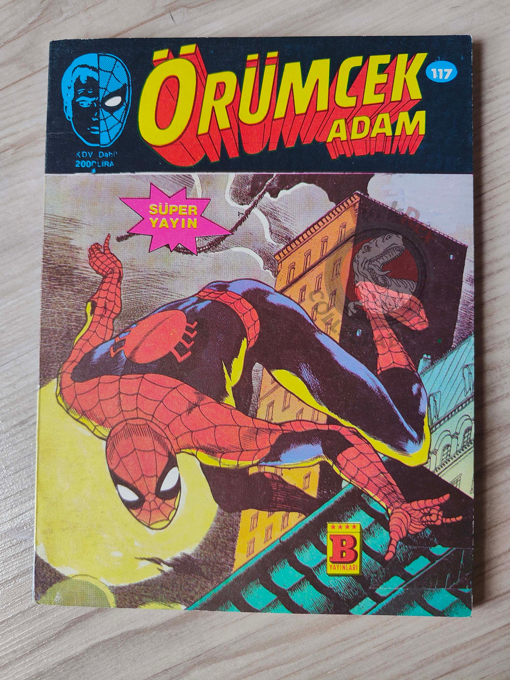 Spider-Man #117 1990 Turkish Comic Turkey Web of #39 #49 #54 #55 Spectacular #154
