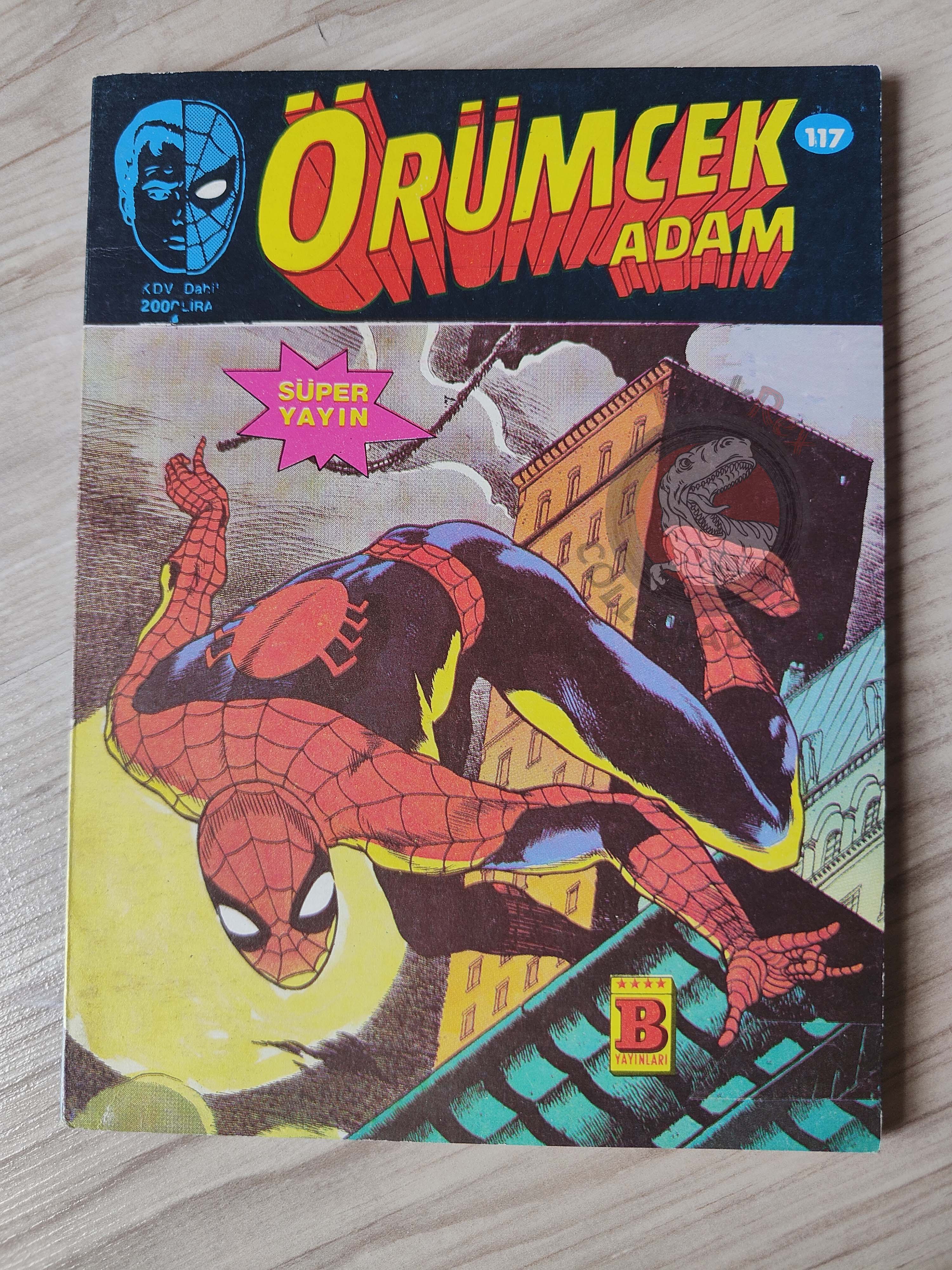 Spider-Man #117 1990 Turkish Comic Turkey Web of #39 #49 #54 #55 Spectacular #154