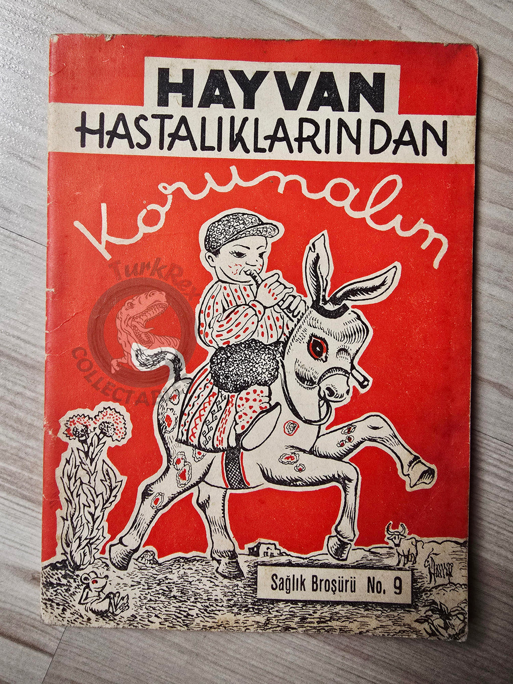 American Marshall Plan - Let's Protect from Animal Diseases 1952 1st Turkish Book Turkey