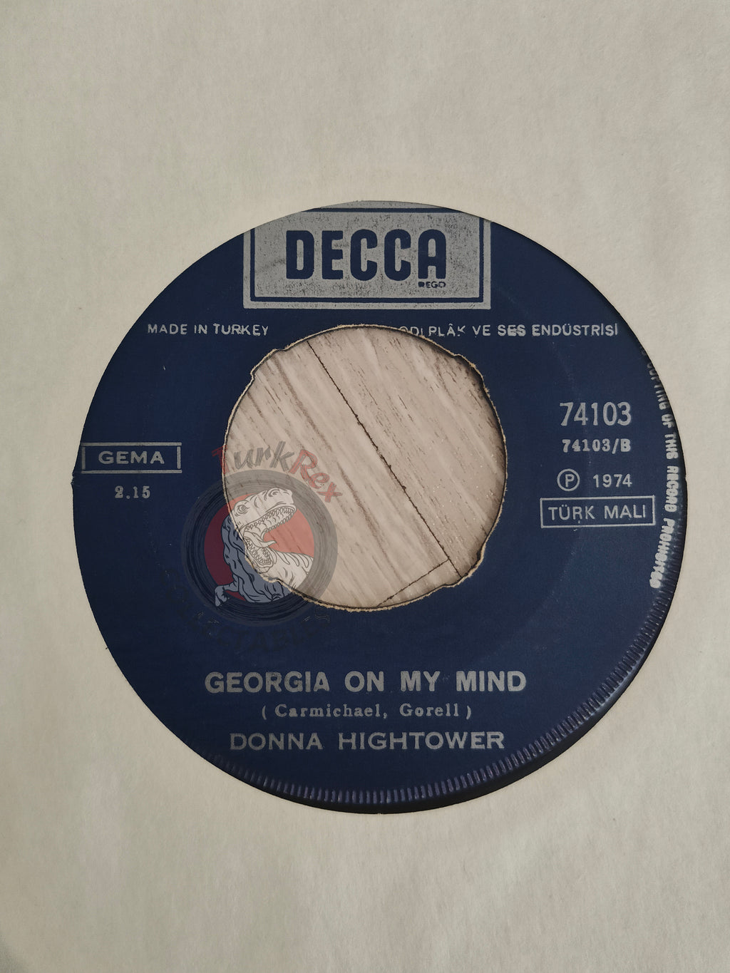 Donna Hightower – If You Hold My Hand 7" Turkish Pressing Vinyl Turkey Edition