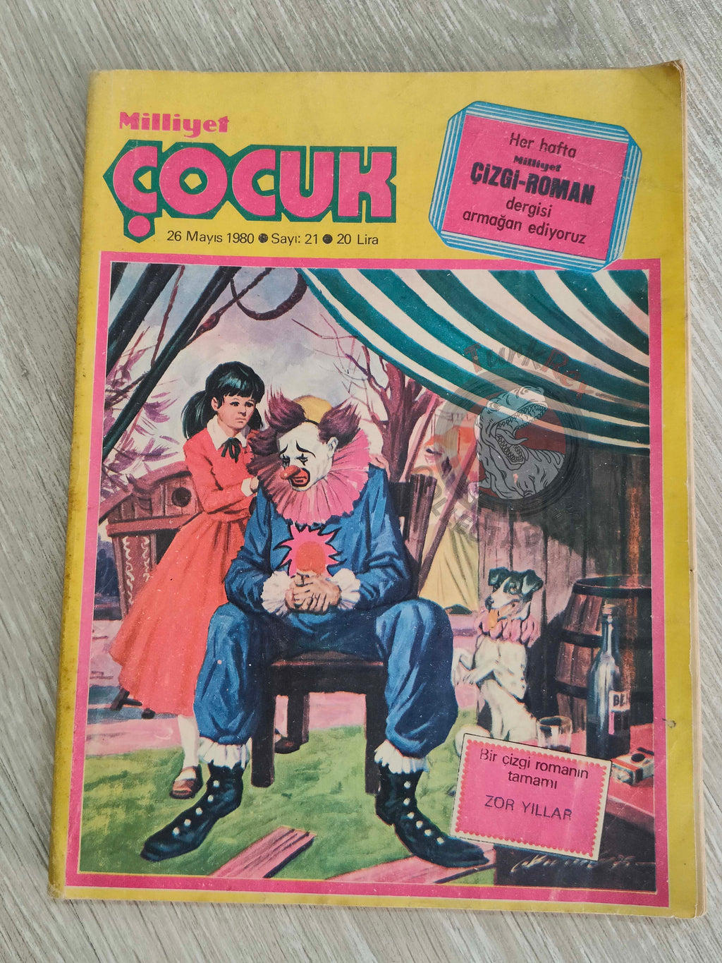 Milliyet Çocuk #21 1980 Turkish Comic Turkey Joyas Literarias Juveniles #152 Charles Dickens