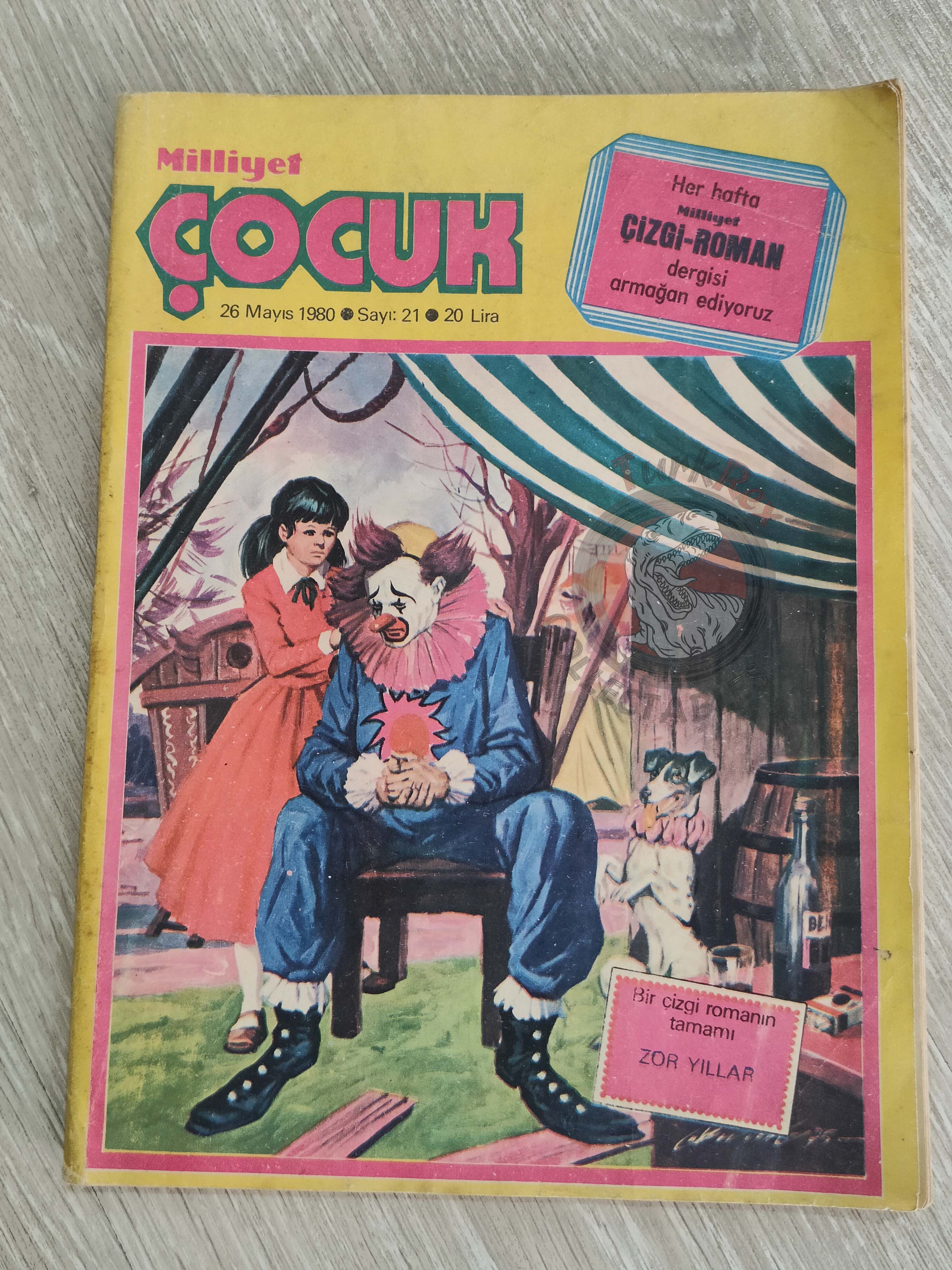 Milliyet Çocuk #21 1980 Turkish Comic Turkey Joyas Literarias Juveniles #152 Charles Dickens