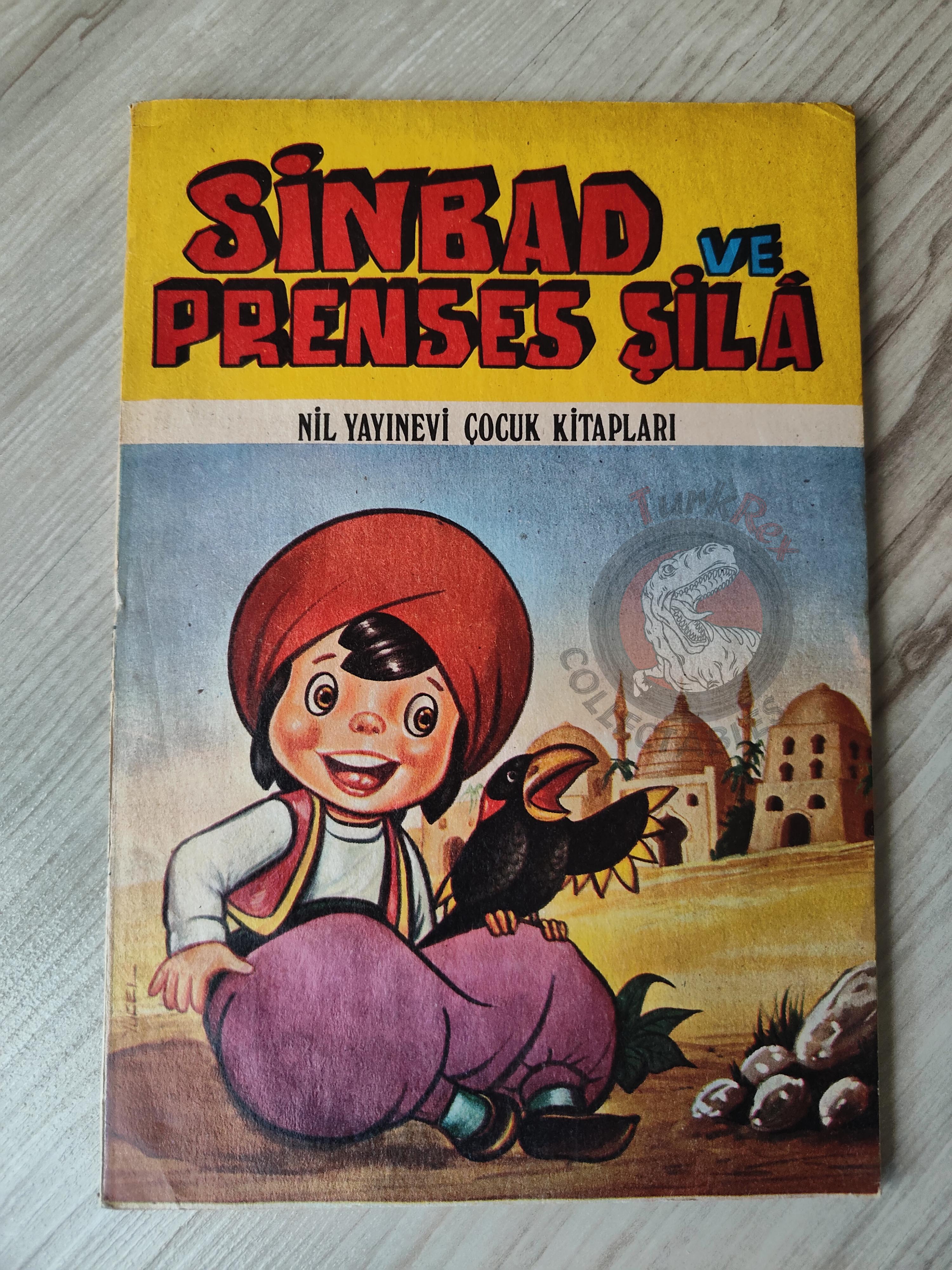Sinbad the Sailor 1980 Turkish Book Turkey 1001 Nights Illustrated Shera