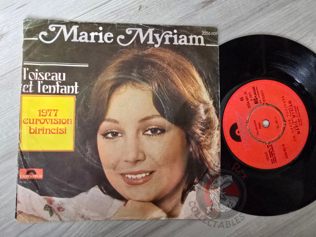 Marie Myriam – L'oiseau Et L'enfant 7" Turkish Pressing Vinyl Turkey Edition Eurovision