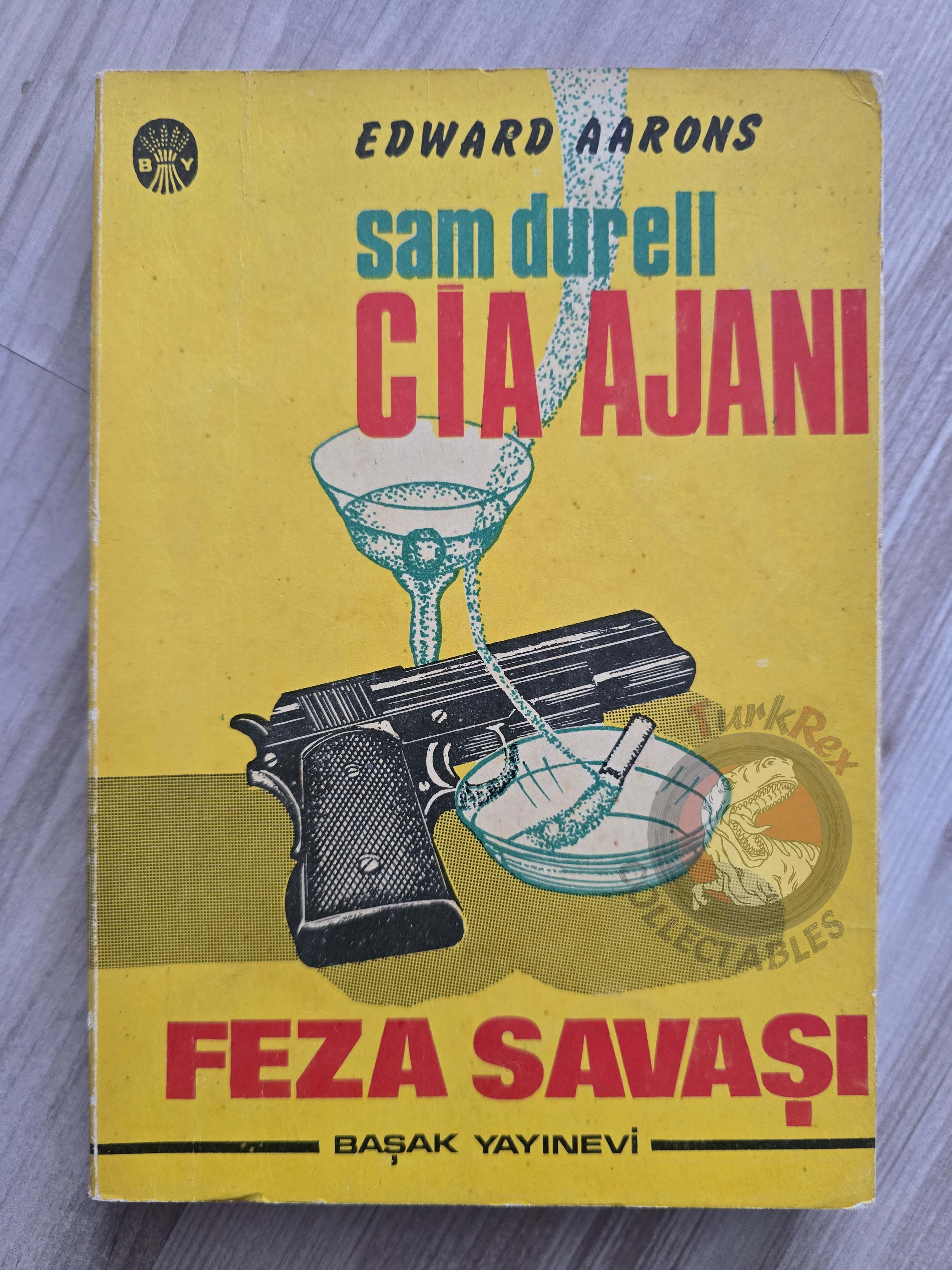 Edward Aarons – Sam Durell Assignment Moon Girl 1969 1st Turkish Book Turkey