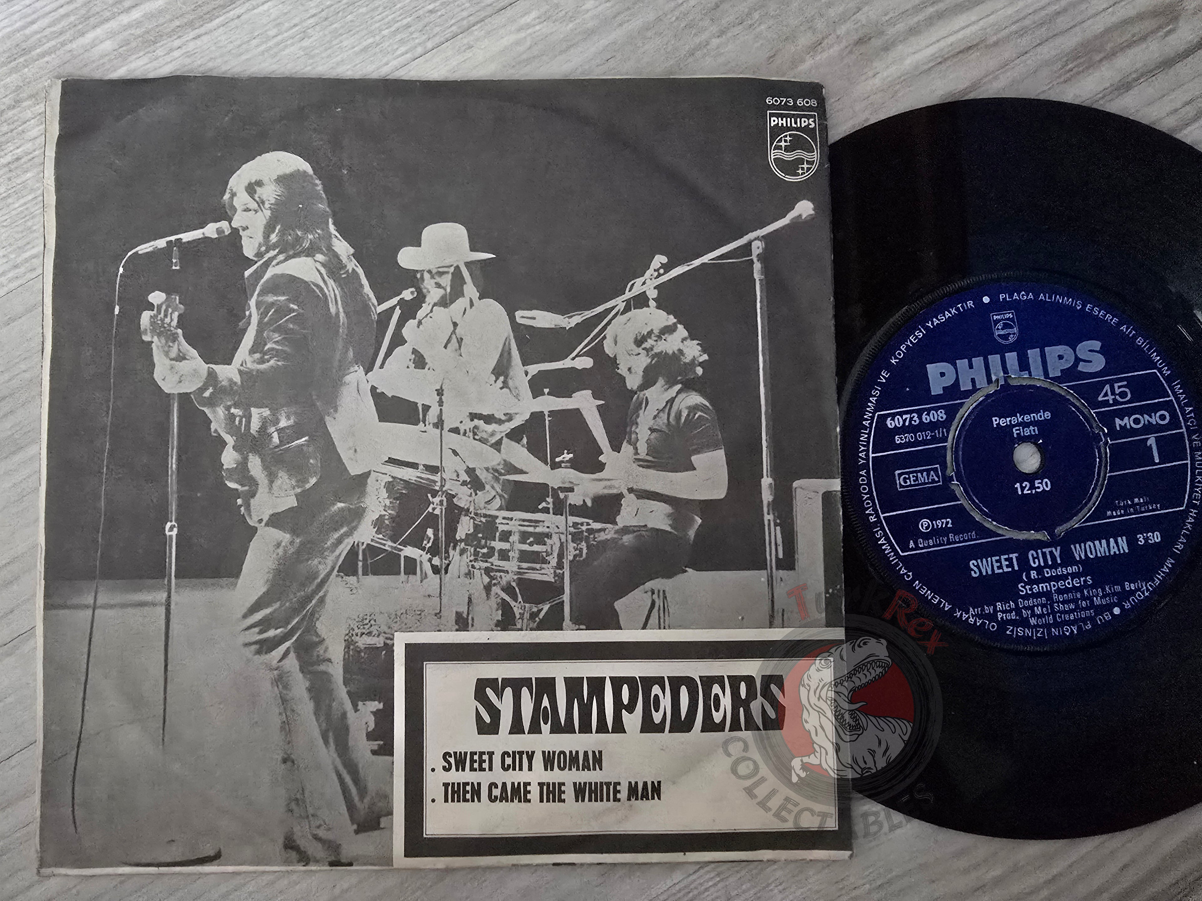 The Stampeders – Sweet City Woman 7" Turkish Pressing Vinyl Turkey Edition