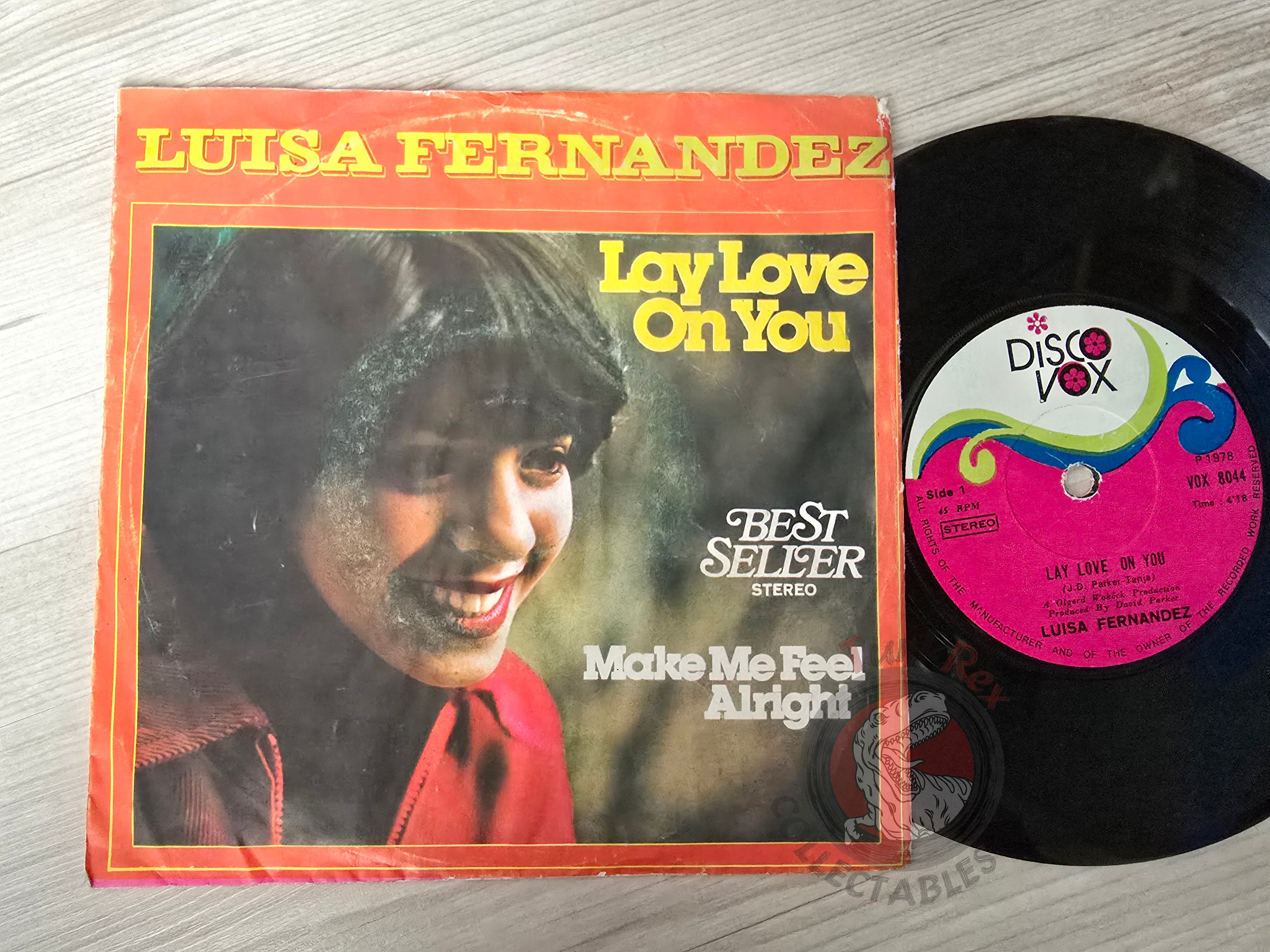 Luisa Fernandez – Lay Love On You 7" Turkish Pressing Vinyl Turkey Edition Disco Vox