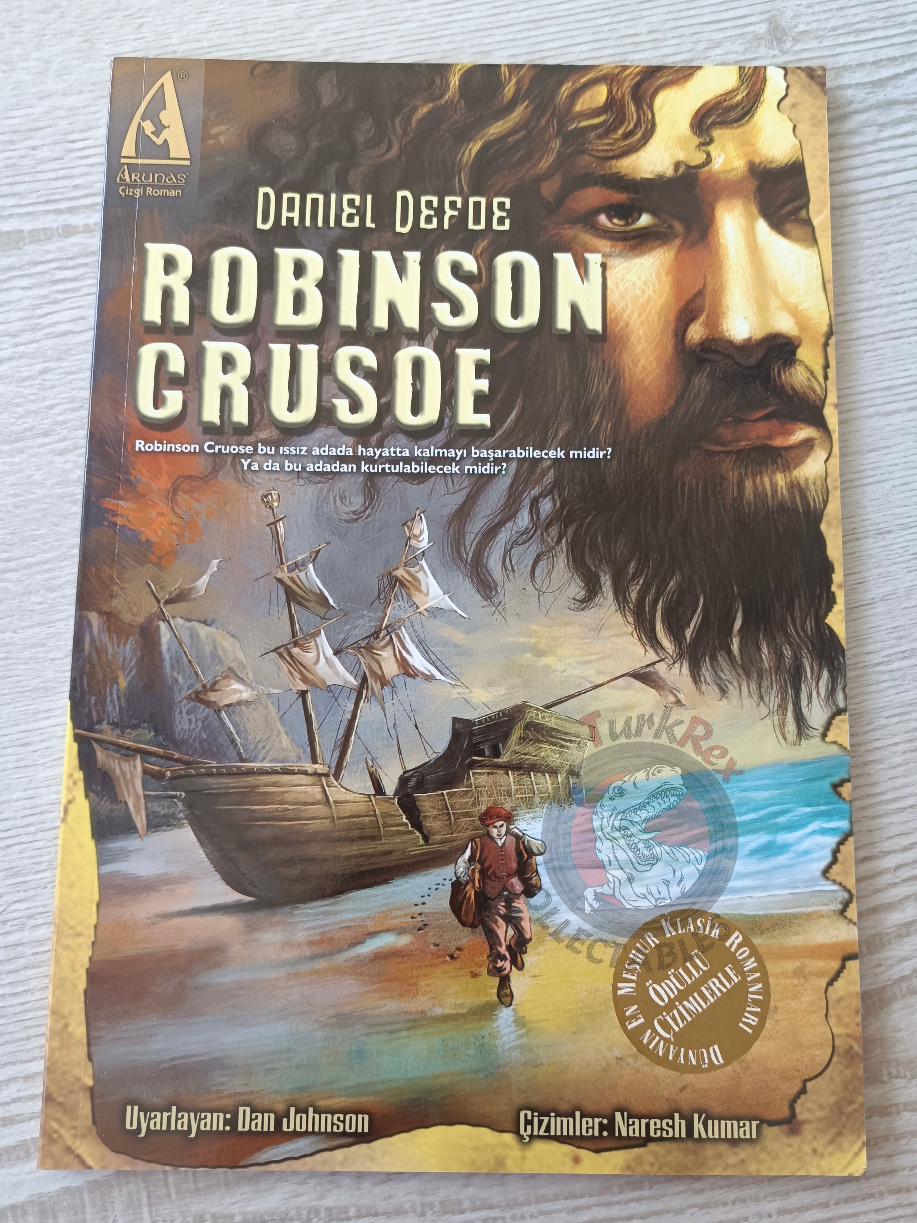 Robinson Crusoe – Daniel Defoe Turkish Comic Turkey Campfire Classics