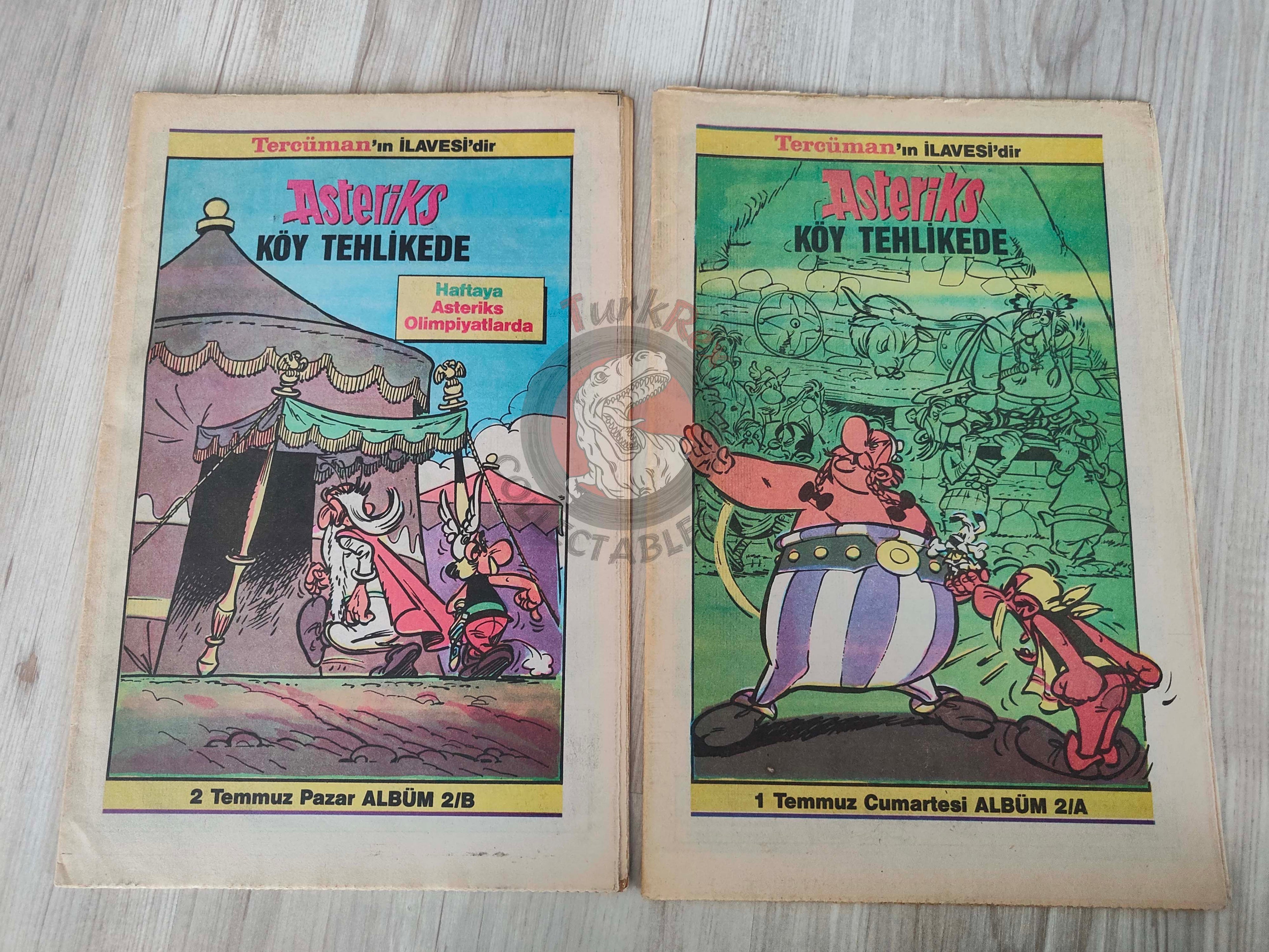 Asterix –  Asterix and the Roman Agent early 90s Turkish Edition Comic Turkey