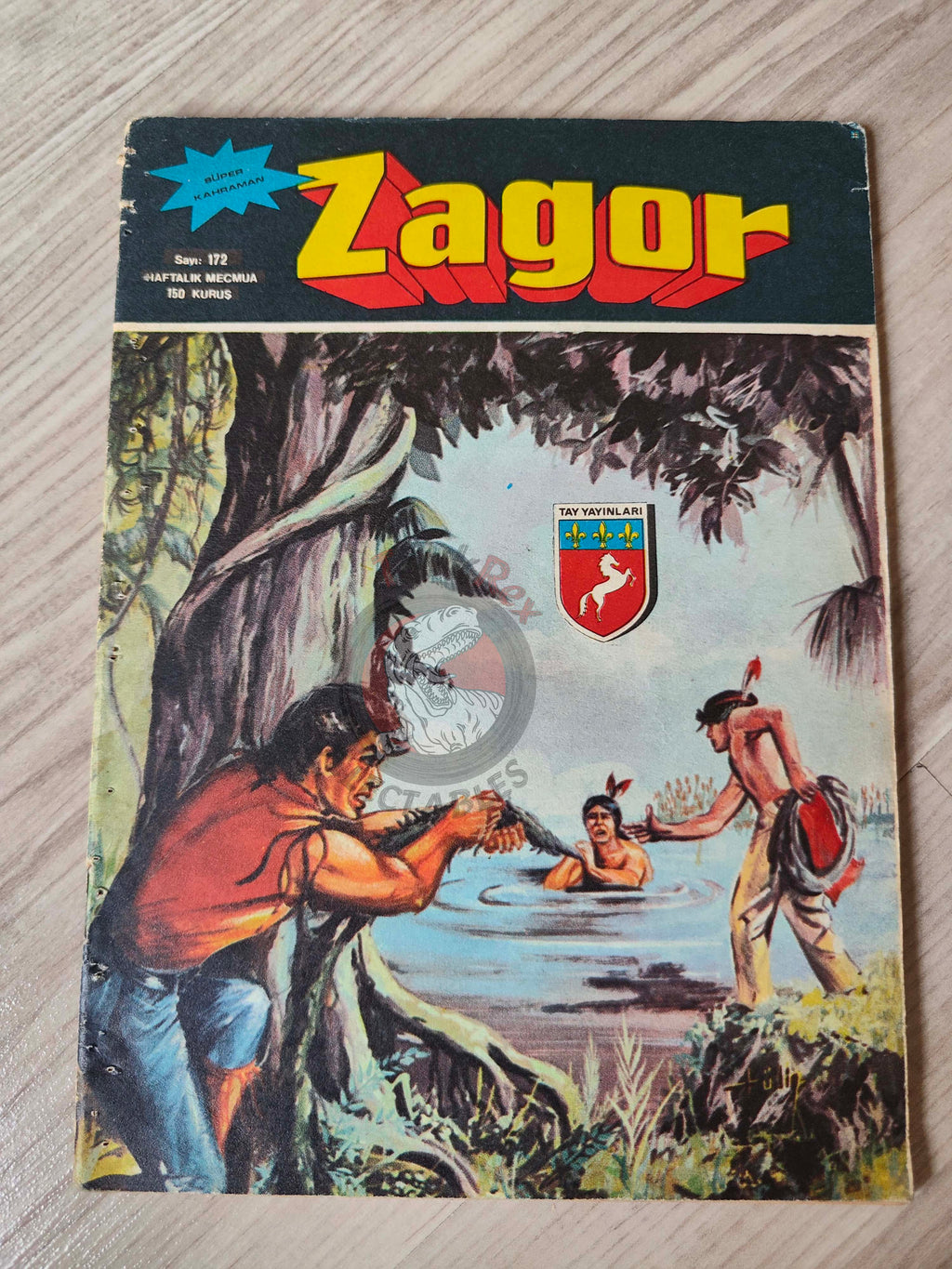 Zagor #1 1973 La foresta degli agguati Turkish Comic Turkey #172