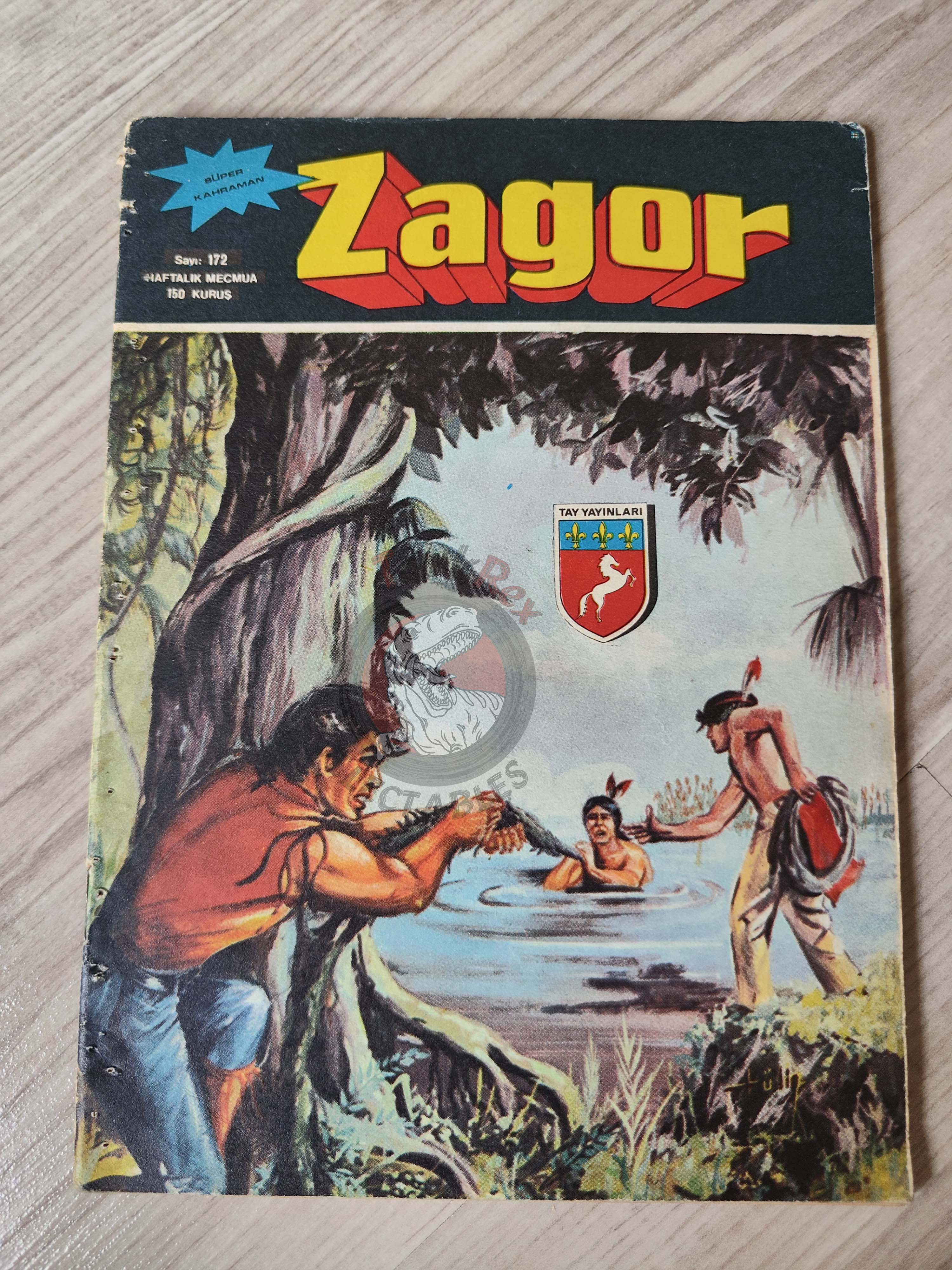 Zagor #1 1973 La foresta degli agguati Turkish Comic Turkey #172
