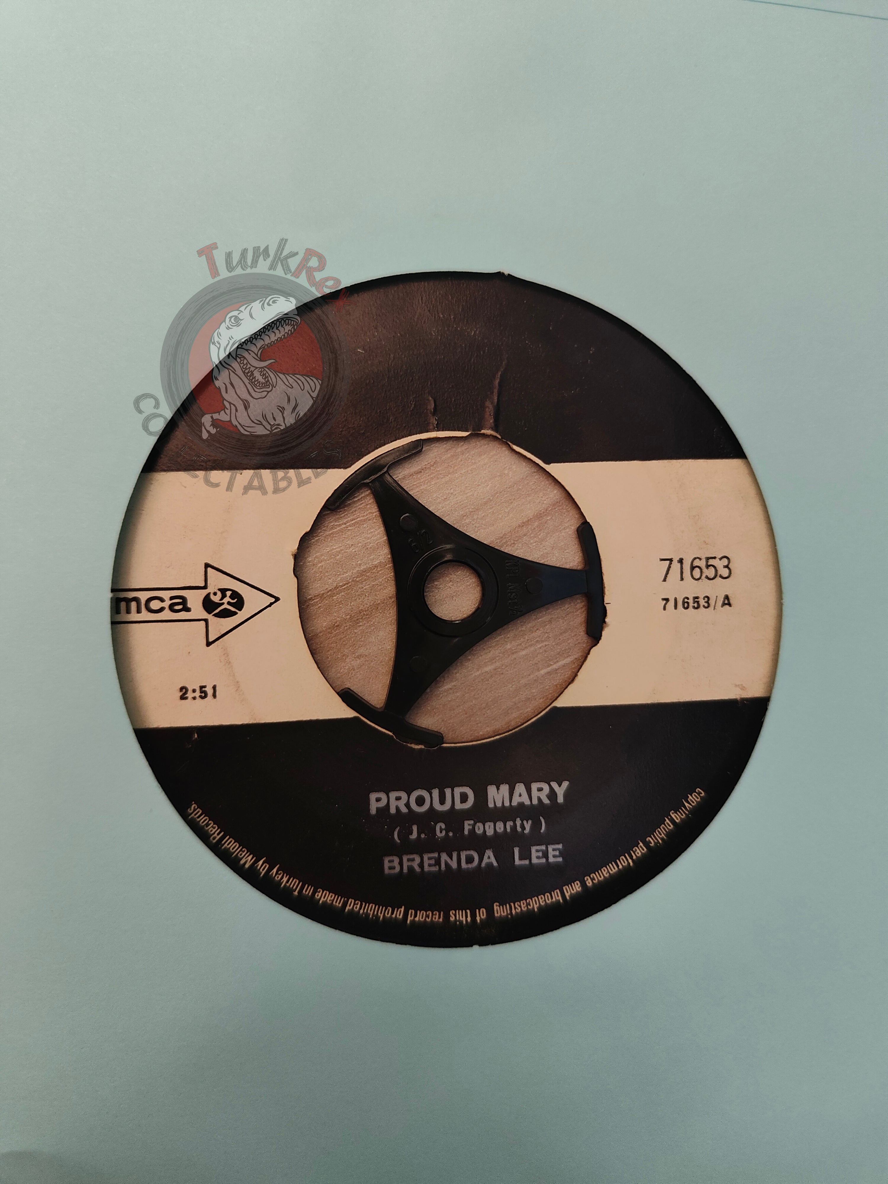 Brenda Lee – Proud Mary 7"  Turkish Pressing Vinyl Turkey Edition