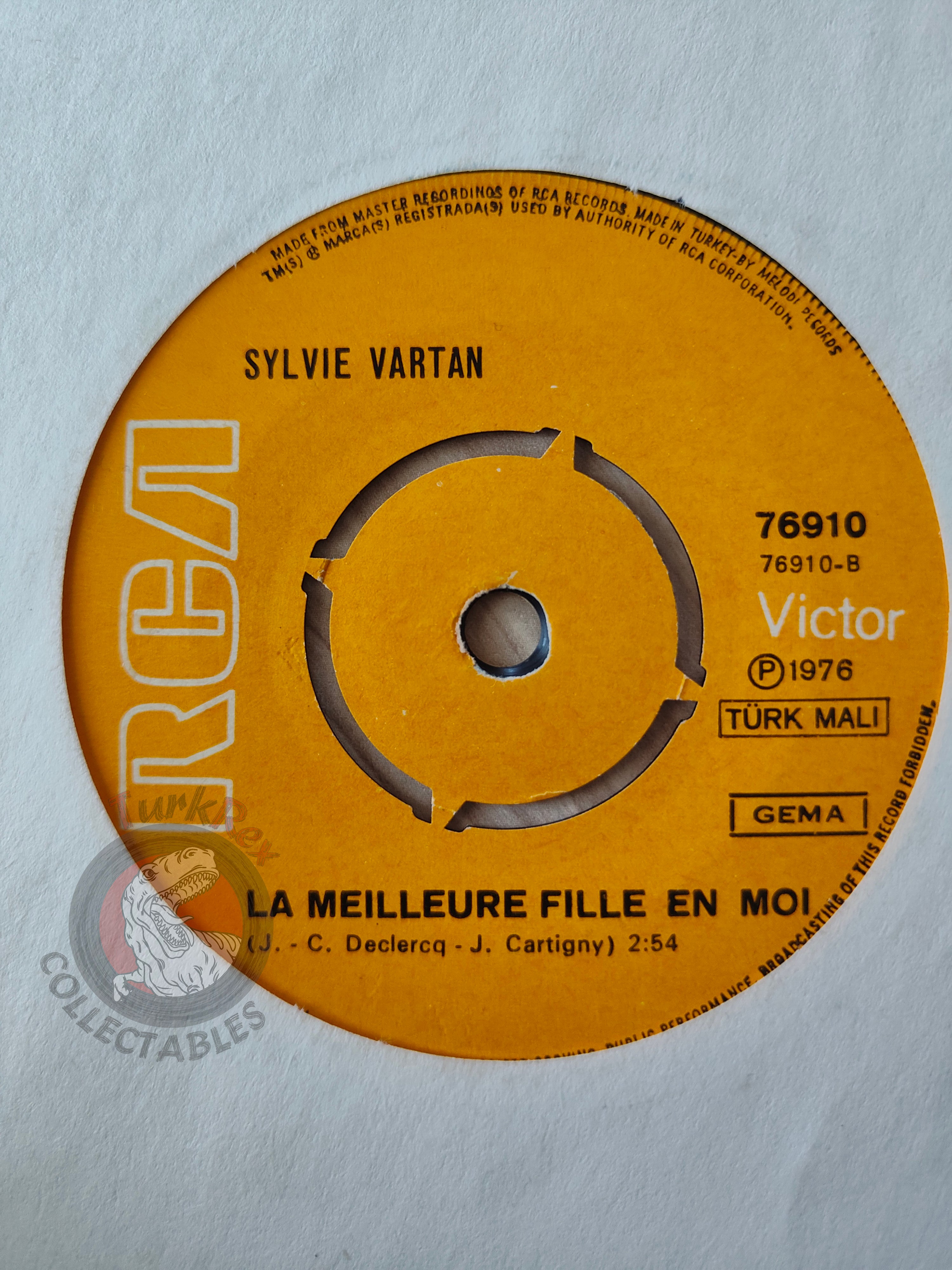 Sylvie Vartan – L'Amour C'est Comme Les Bateaux 7" Turkish Pressing Vinyl Turkey Edition