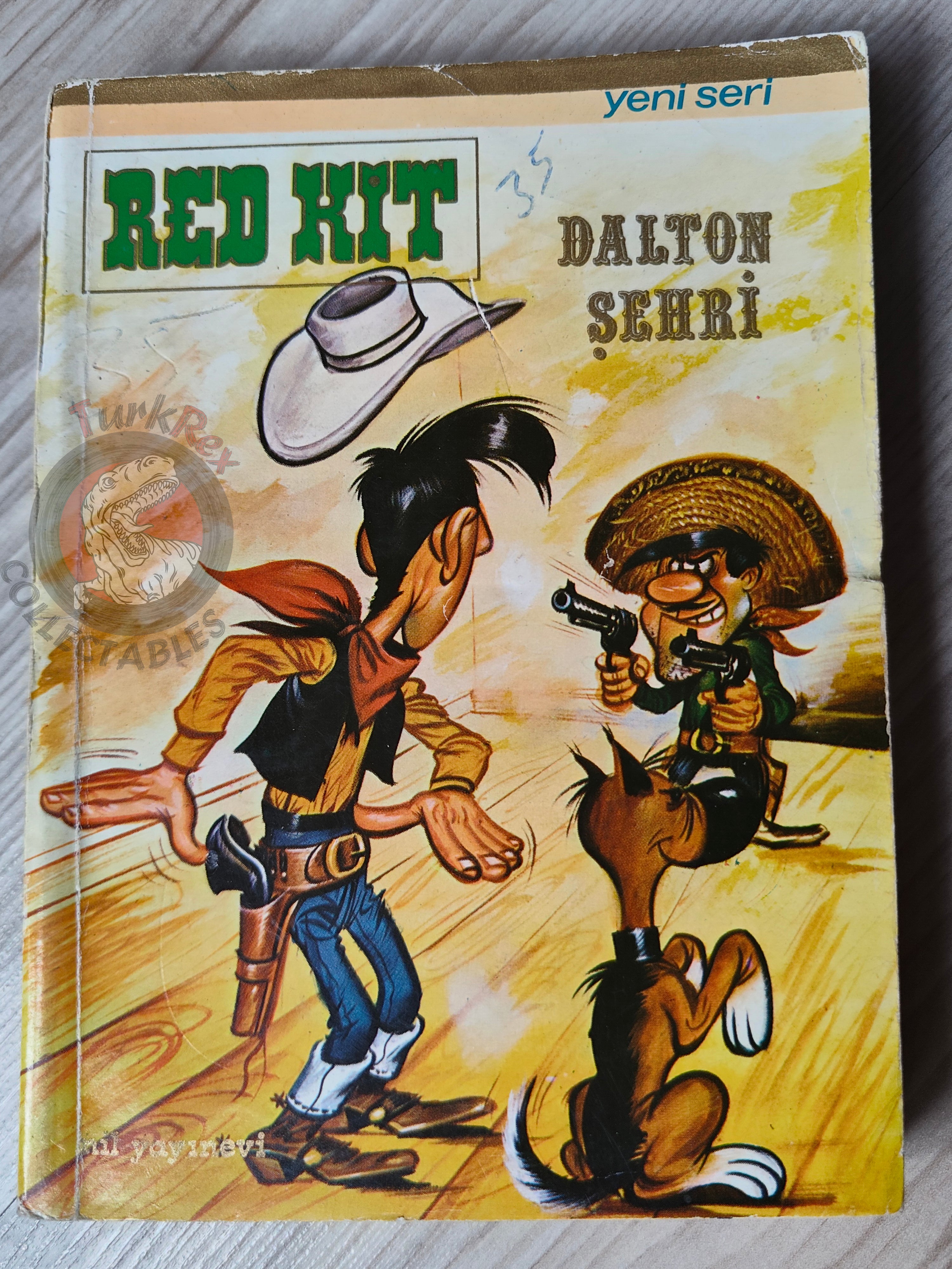 Lucky Luke #2 Dalton City 1972 Turkish Comic Turkey Tif Et Tondu